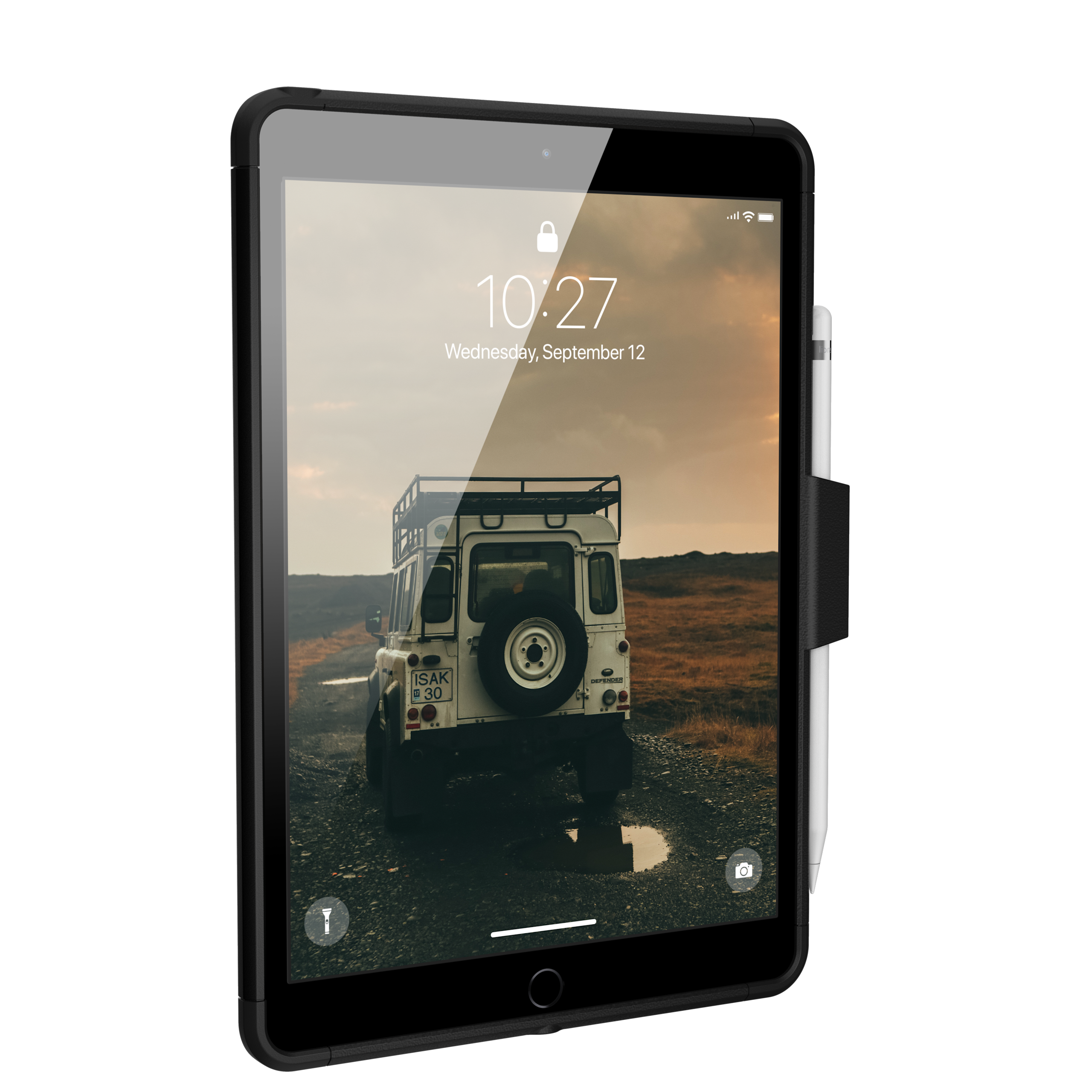UAG Scout iPad 10.2 Hülle 7. Gen 2019 mit Stifthalter schwarz