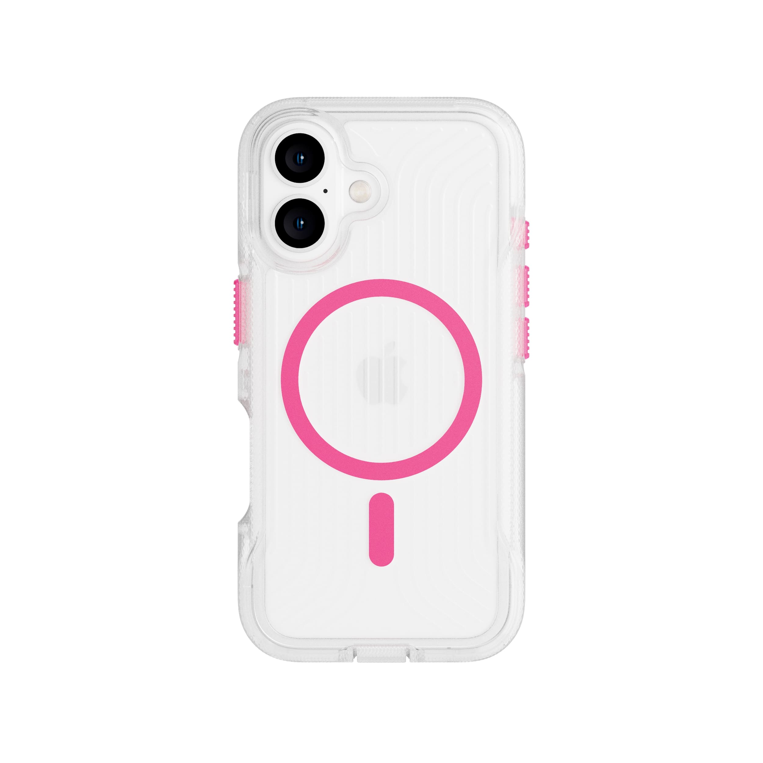 Tech21 FlexPro iPhone 16 Hülle MagSafe Neon Pink Orange Glow