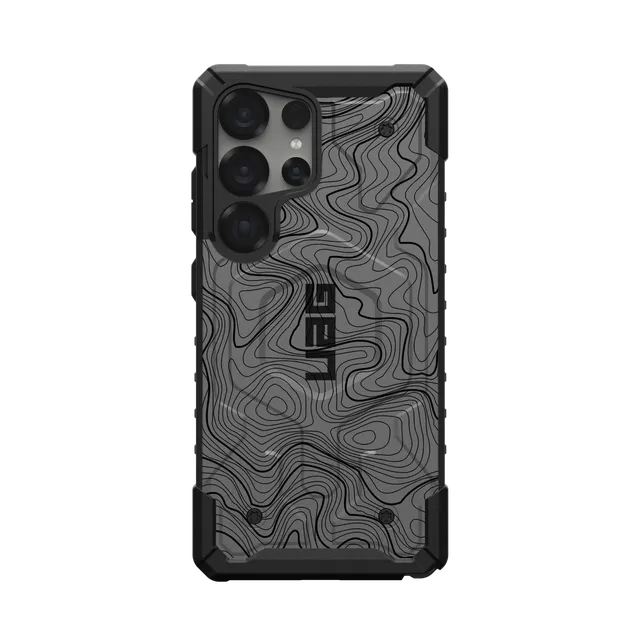 UAG Pathfinder Galaxy S26 Ultra Handyhülle Grey Topography 2
