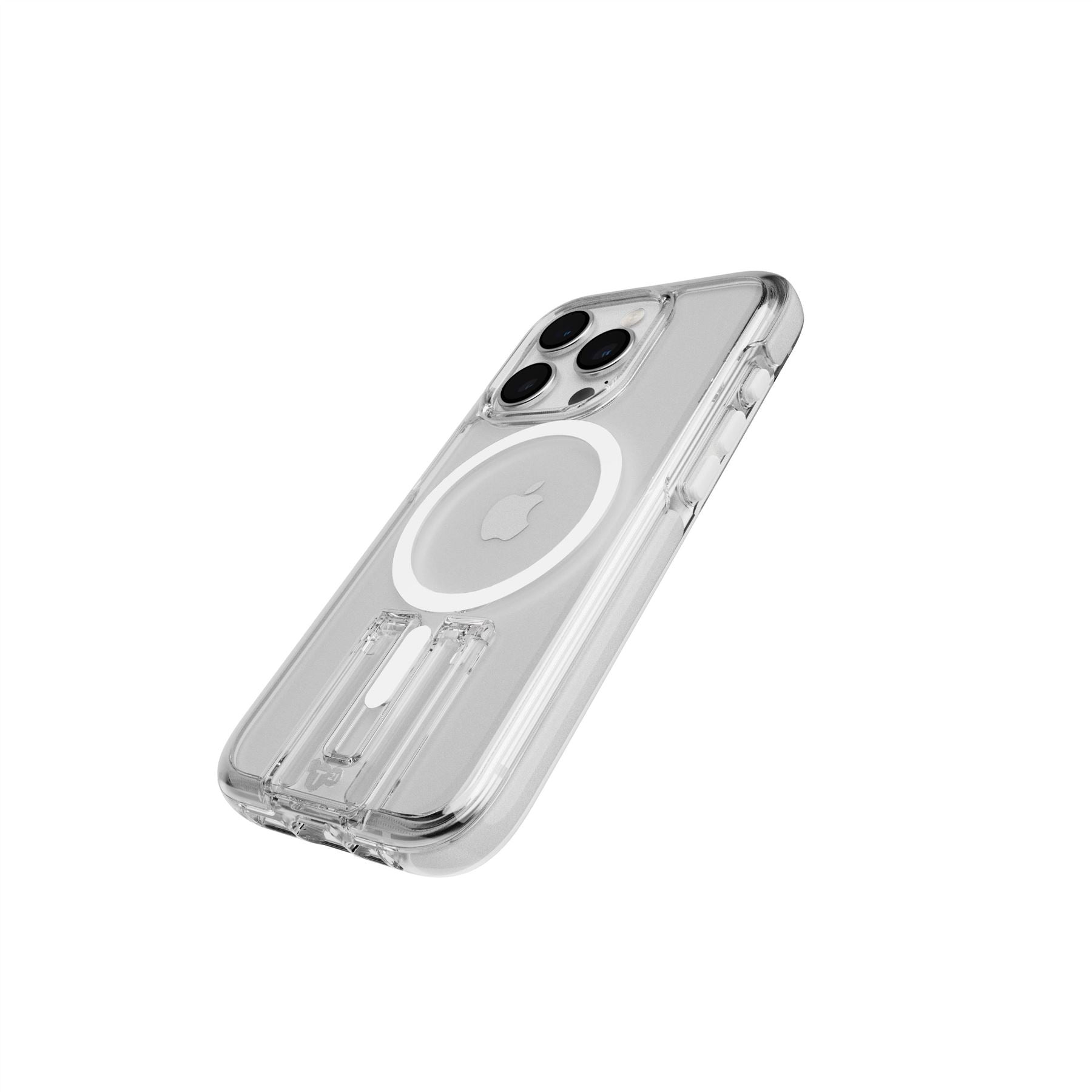 Tech21 EvoCrystal Kick iPhone 15 Pro Handyhülle Weiß MagSafe