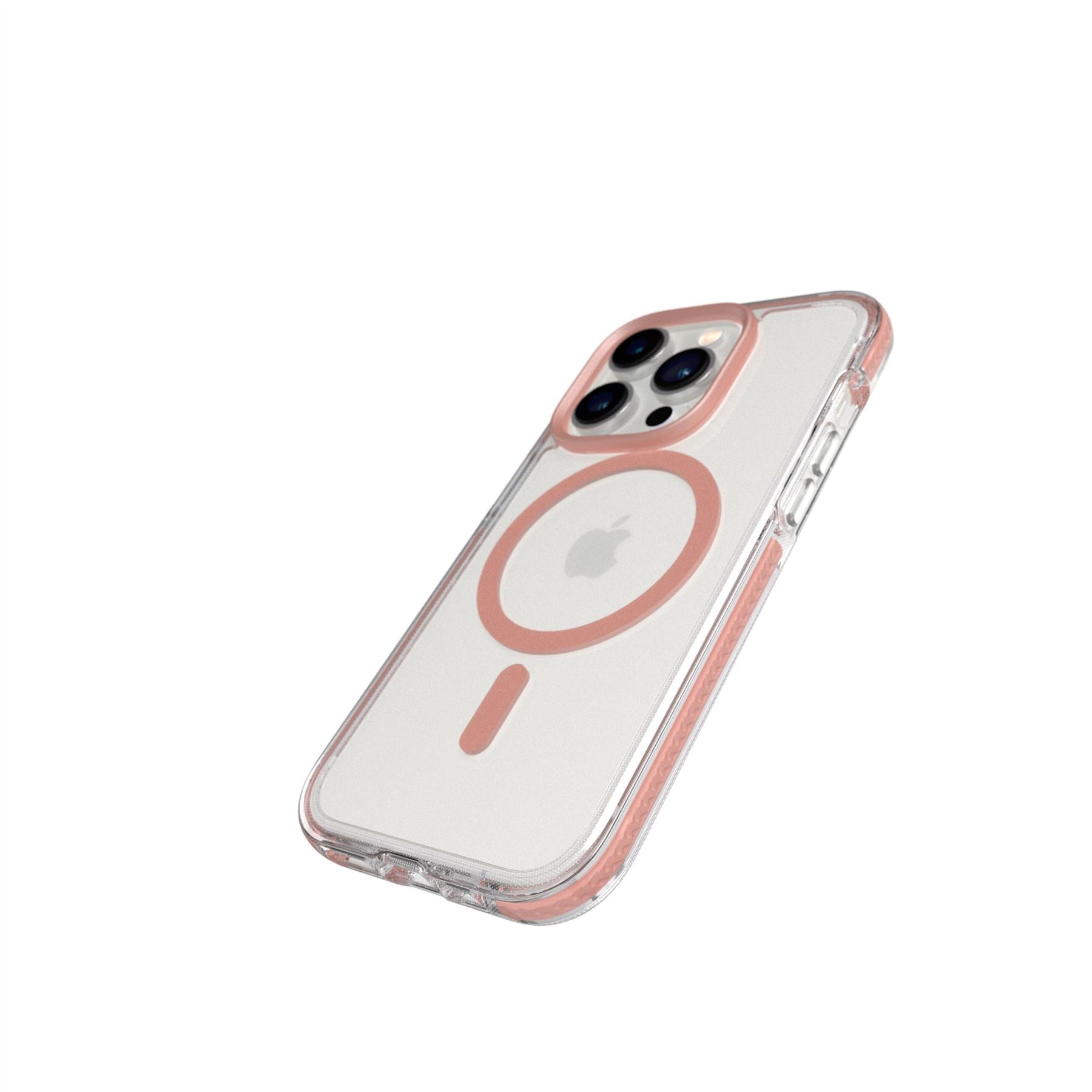 Tech21 EvoCrystal iPhone 14 Pro Hülle MagSafe Rosegold