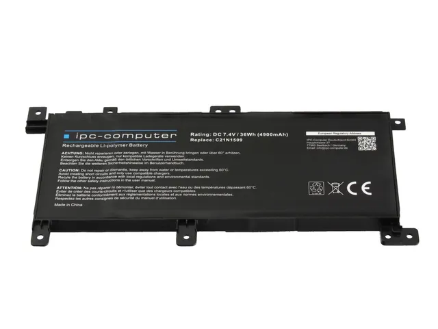 IPC-Computer Akkus 0B200-01750000 Notebook-Akku 36Wh Asus