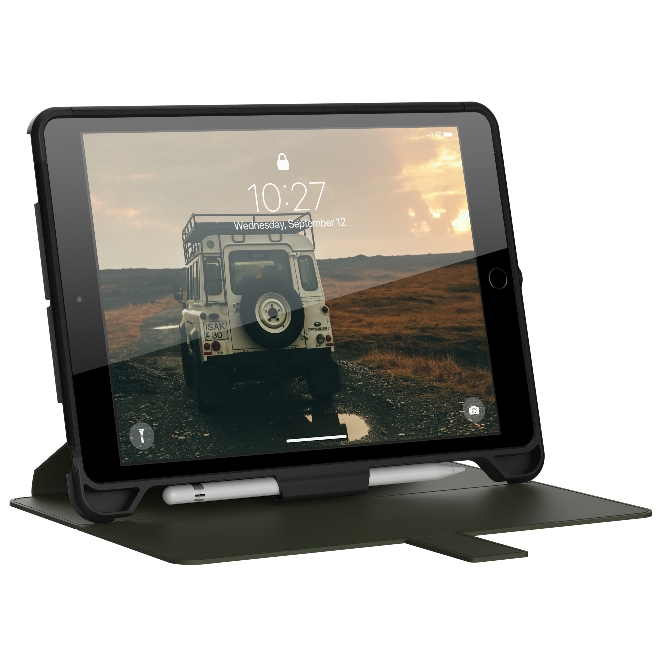 UAG Scout iPad 10.2 9. Gen Hülle Folio schwarz