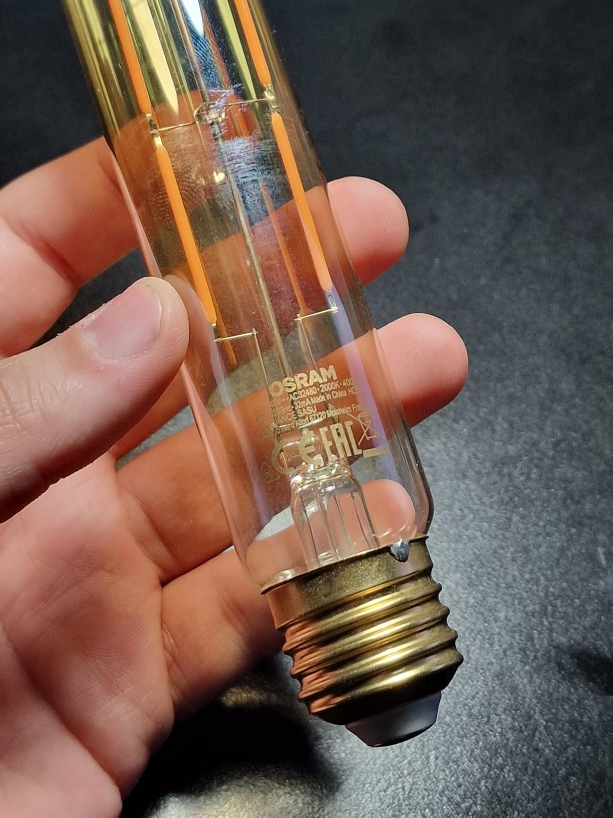 Osram Vintage 1906 Tubular 35 LED-Lampe E27 gold 4W