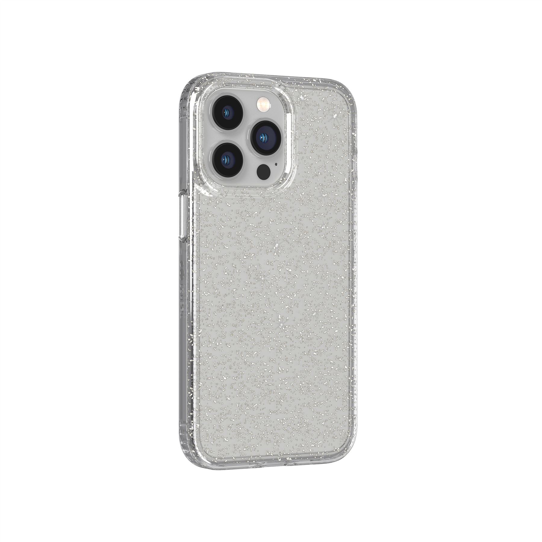 Tech21 EvoSparkle iPhone 13 Pro Hülle Silber Glitzer