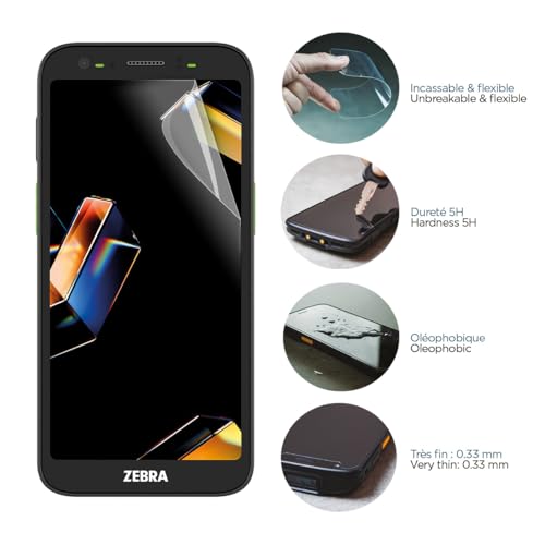 Mobilis Displayschutzfolie Zebra TC501 TC701 IK06