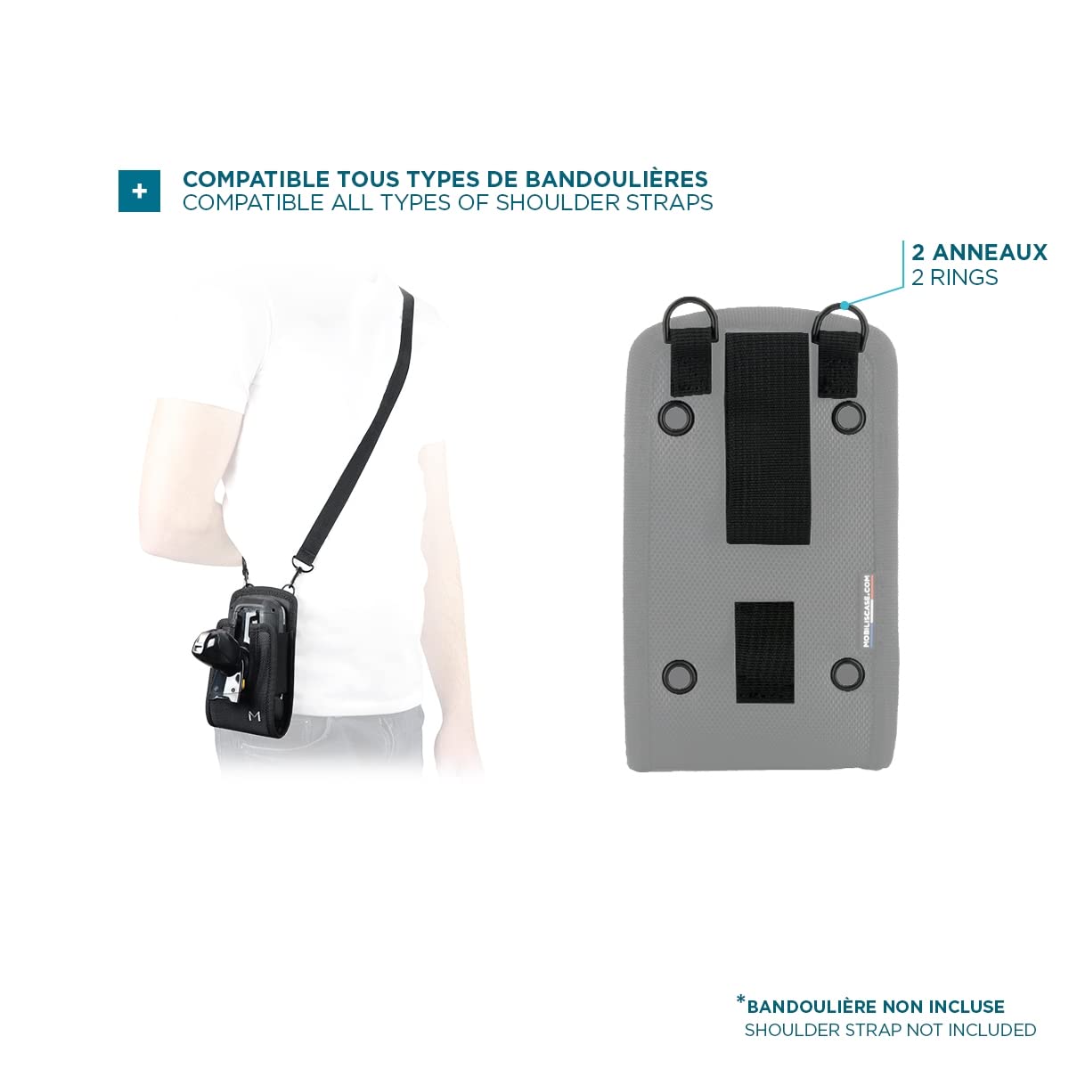 Mobilis Holsters Scanner Holster Größe S Schwarz