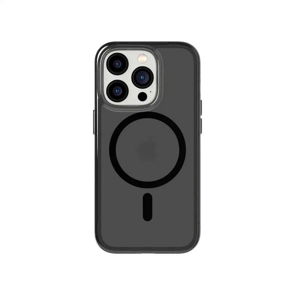 Tech21 Evo Tint iPhone 14 Pro Hülle Ash Grau MagSafe