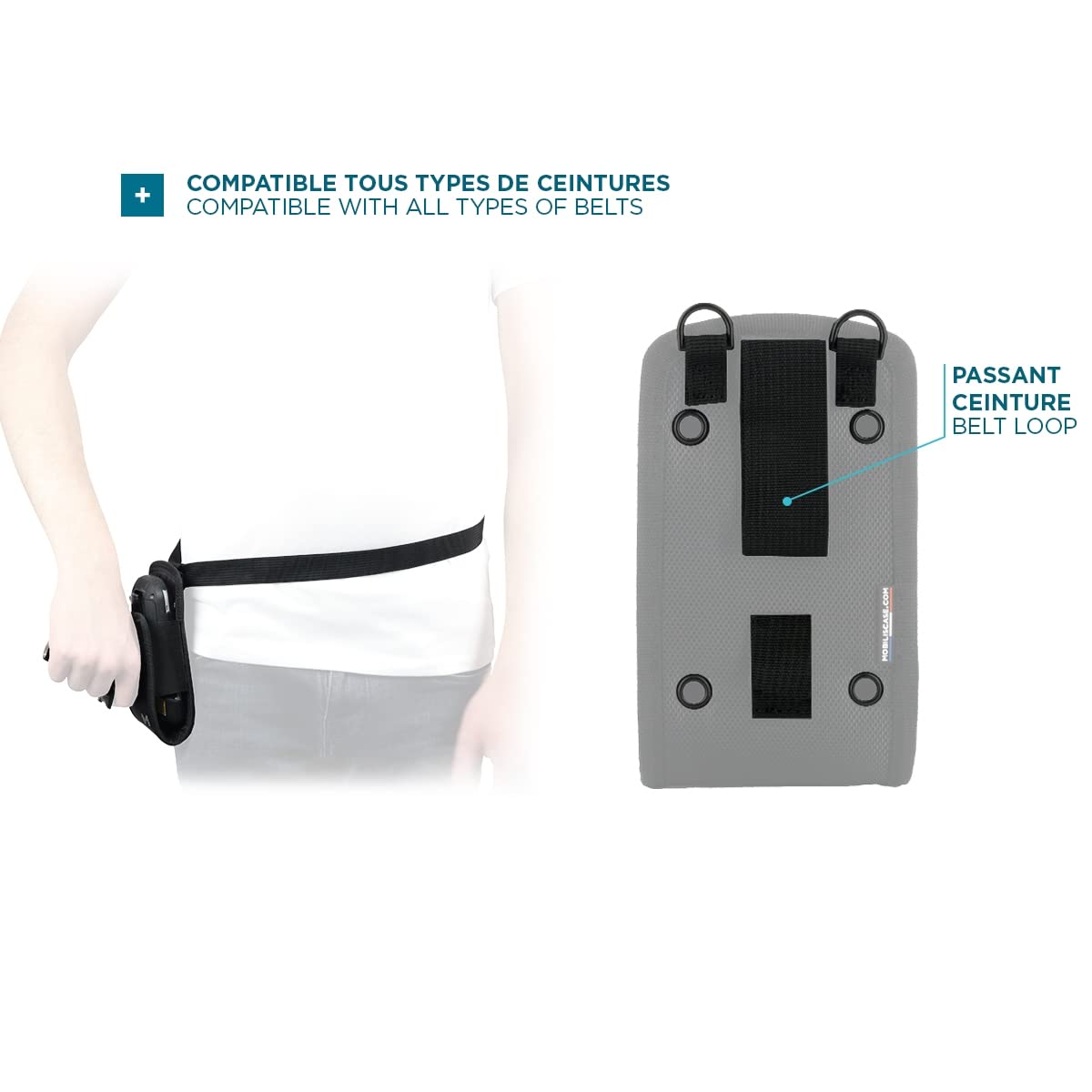 Mobilis Holsters Scanner Holster Größe S Schwarz
