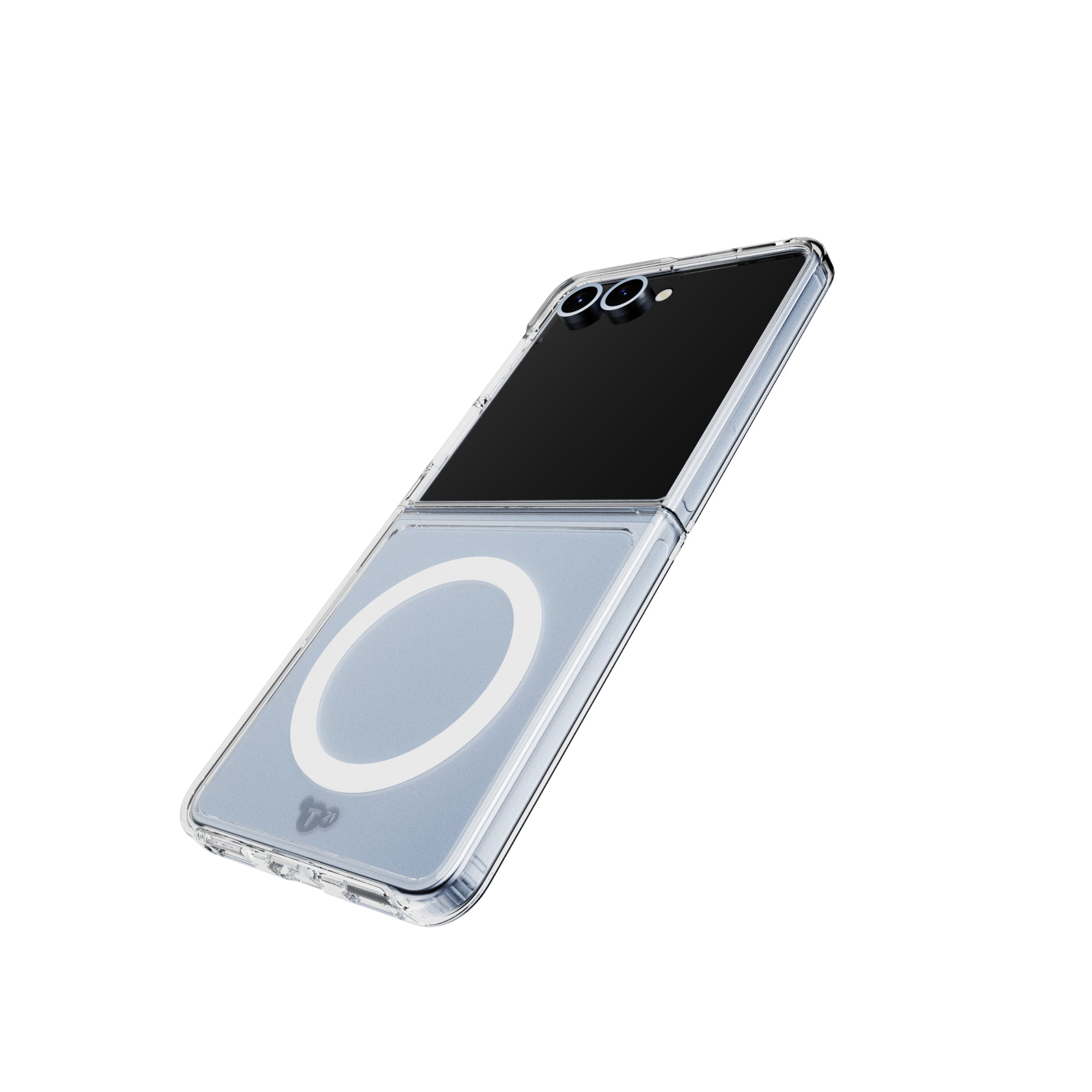 Tech21 EvoClear Magnet Galaxy Z Flip7 Handyhülle Clear 12ft
