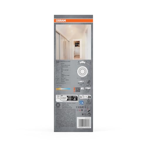 OSRAM Einbaustrahler-Set dimmbar Brushed schwenkbar