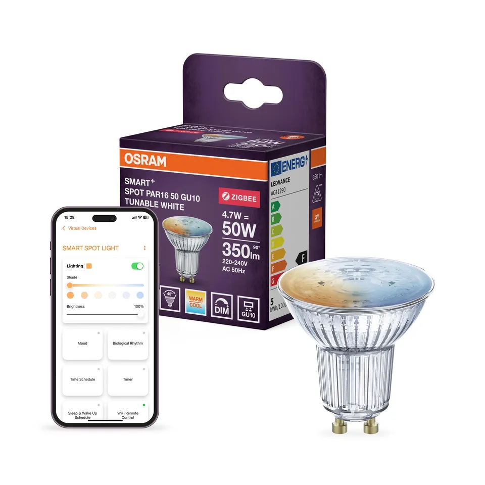 OSRAM SMART+ PAR16 GU10 LED-Spot tunable white 50W-Ersatz