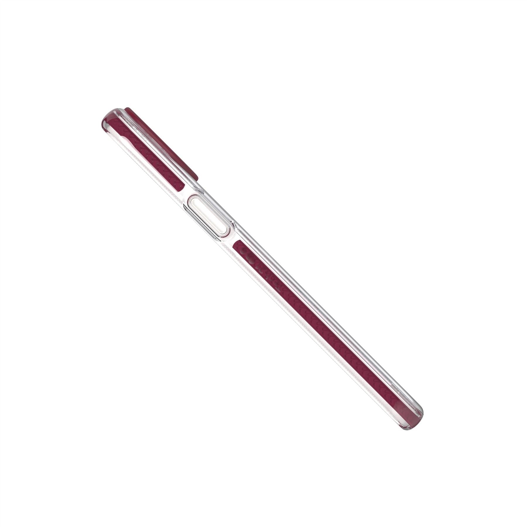 Tech21 EvoCrystal iPhone 14 Plus Handyhülle Burgundy MagSafe