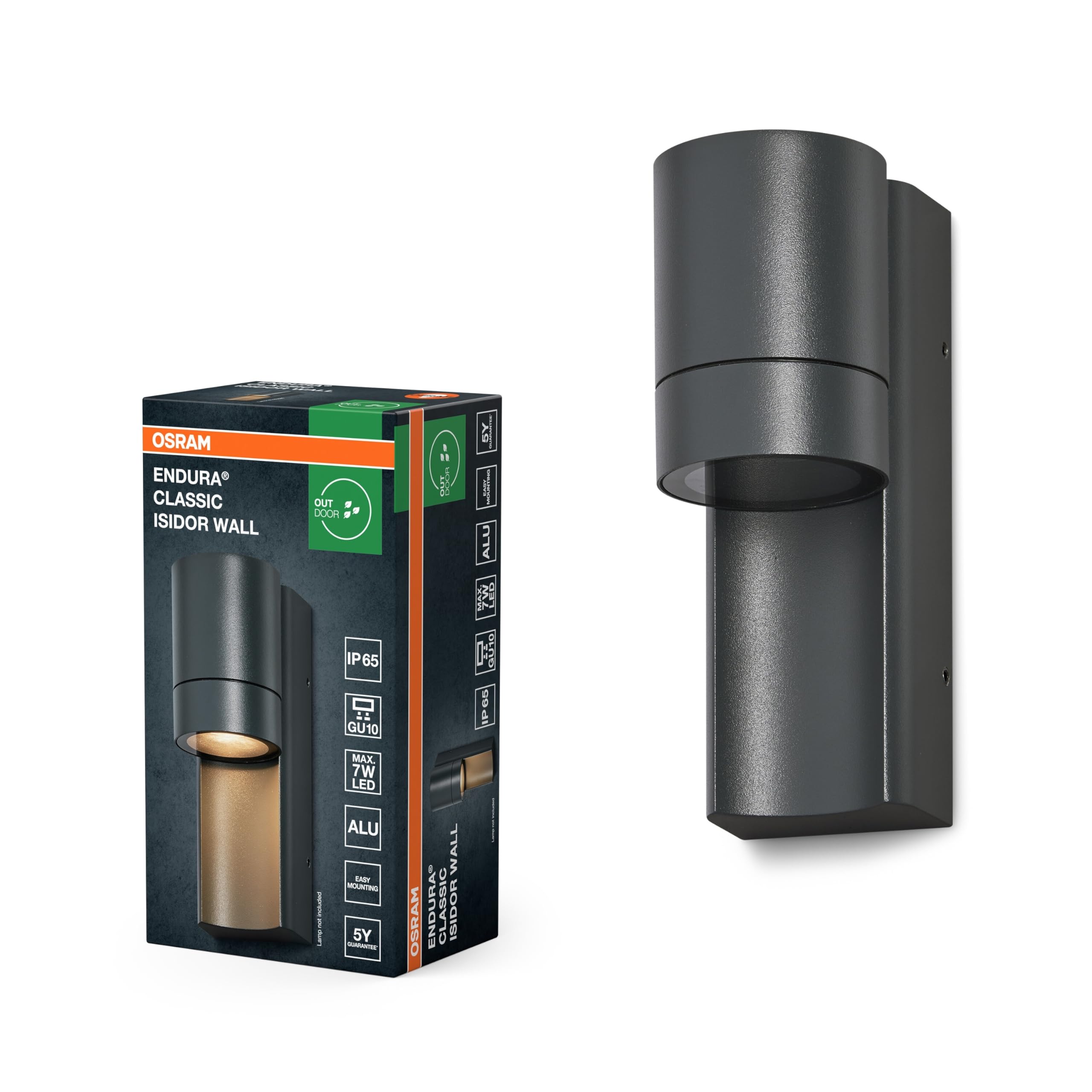 ams OSRAM SMART+ Endura Classic Isidor W Außenleuchte grau