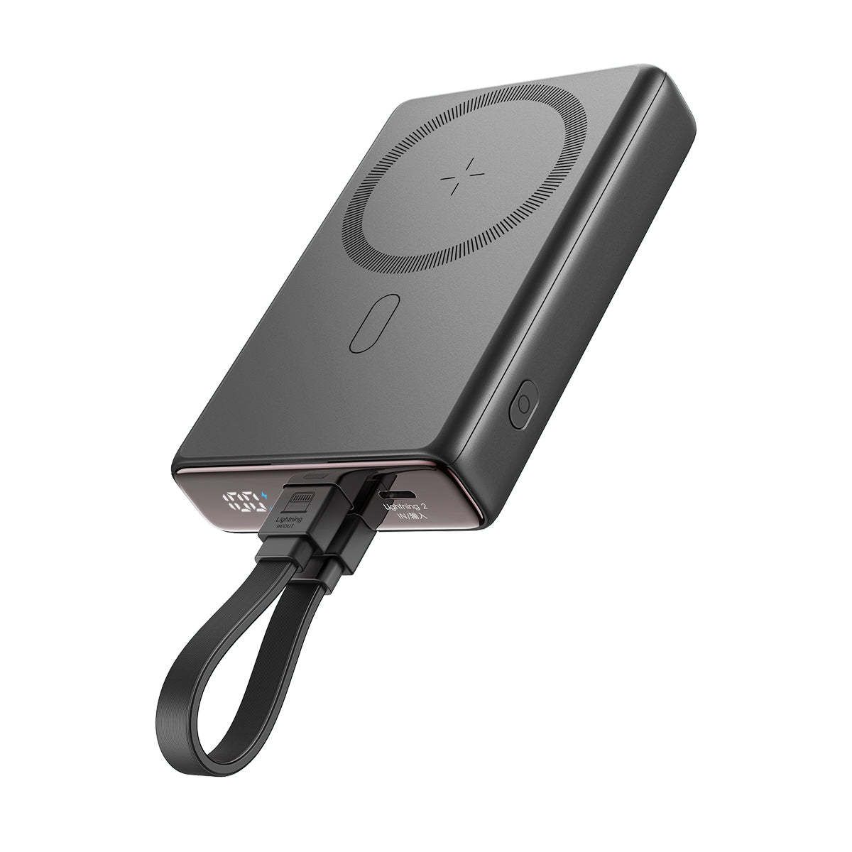 JOYROOM JR-PBM01 20W Magnet-Powerbank 10000mAh Schwarz mit Kabel