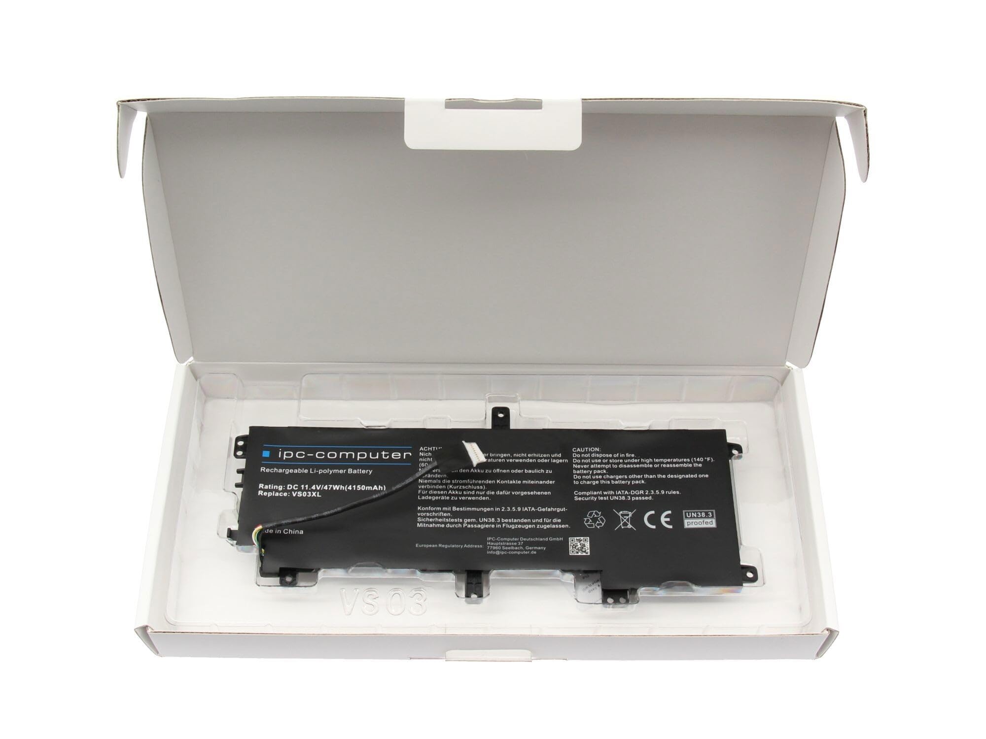 IPC-Computer 849313-850 Laptop Akku 47Wh für HP Envy