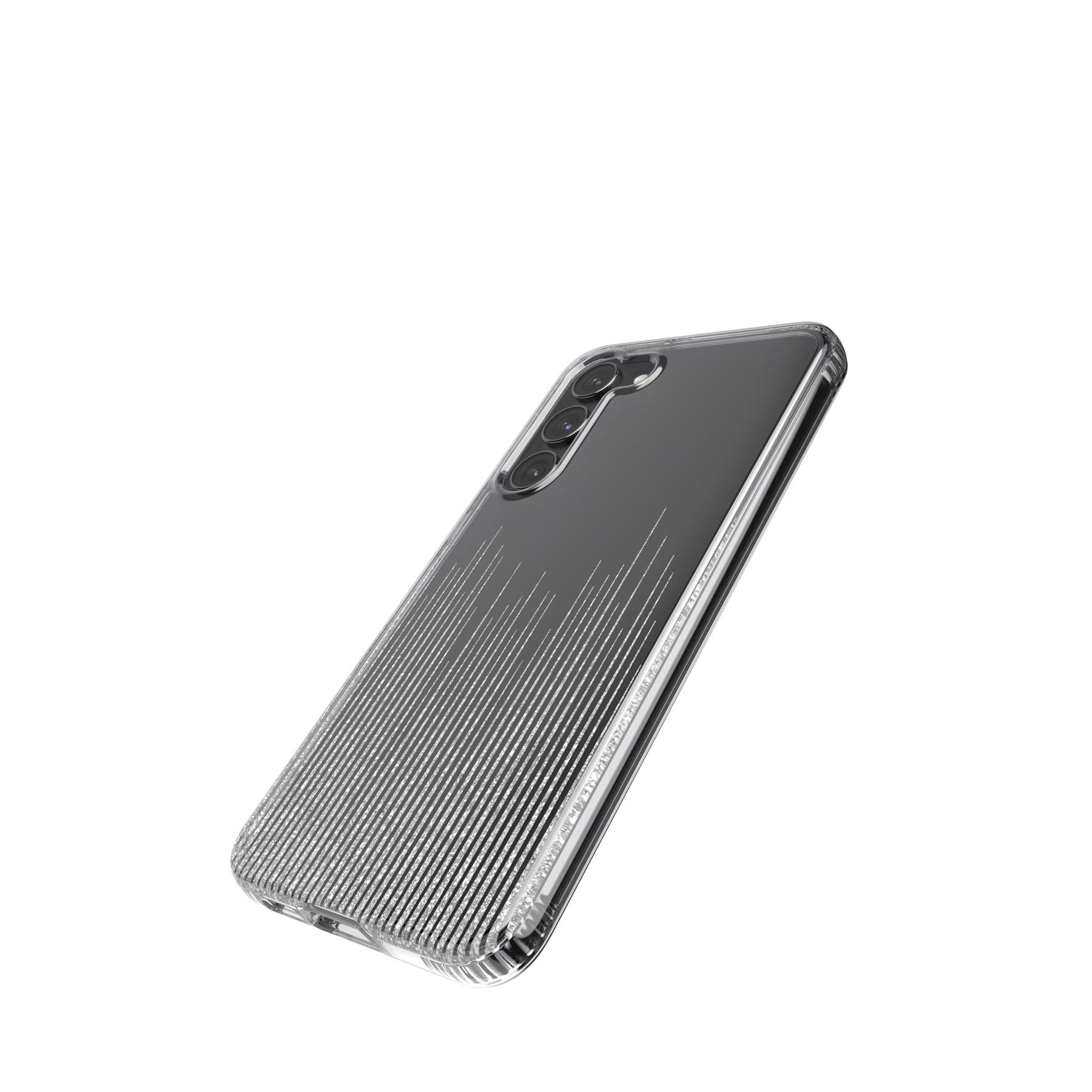 Tech21 EvoSparkle Galaxy S23+ Hülle Sparkle Rain Glitzer