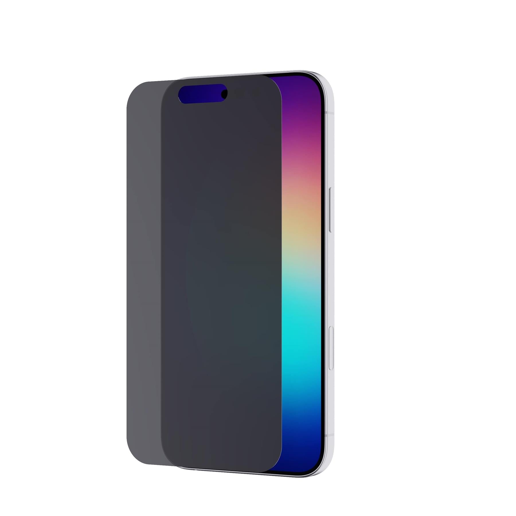 Tech21 FlexGlass iPhone 16 Plus Displayschutz Privacy