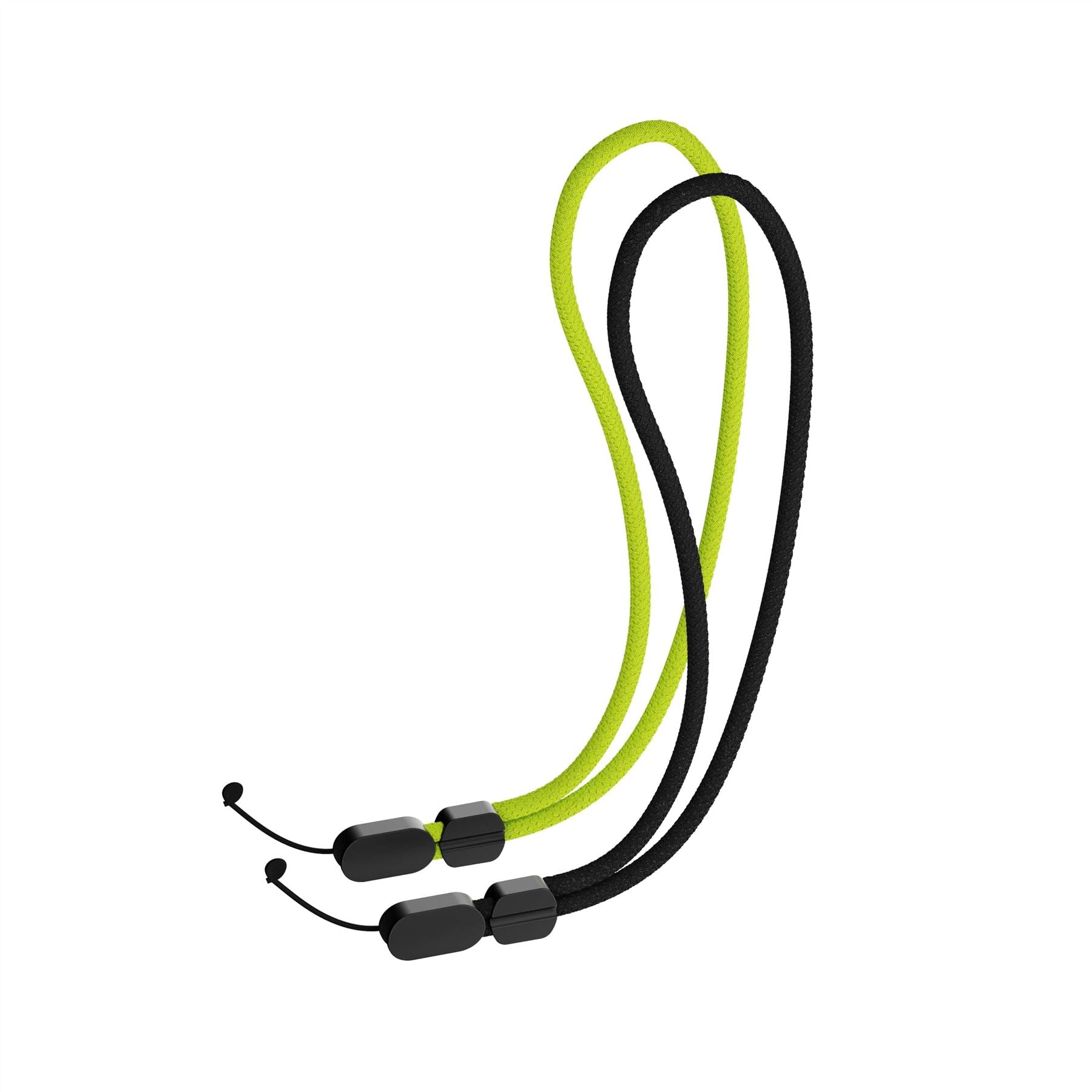 Tech21 Wrist Lanyard Handyband 2er Pack Schwarz Lime