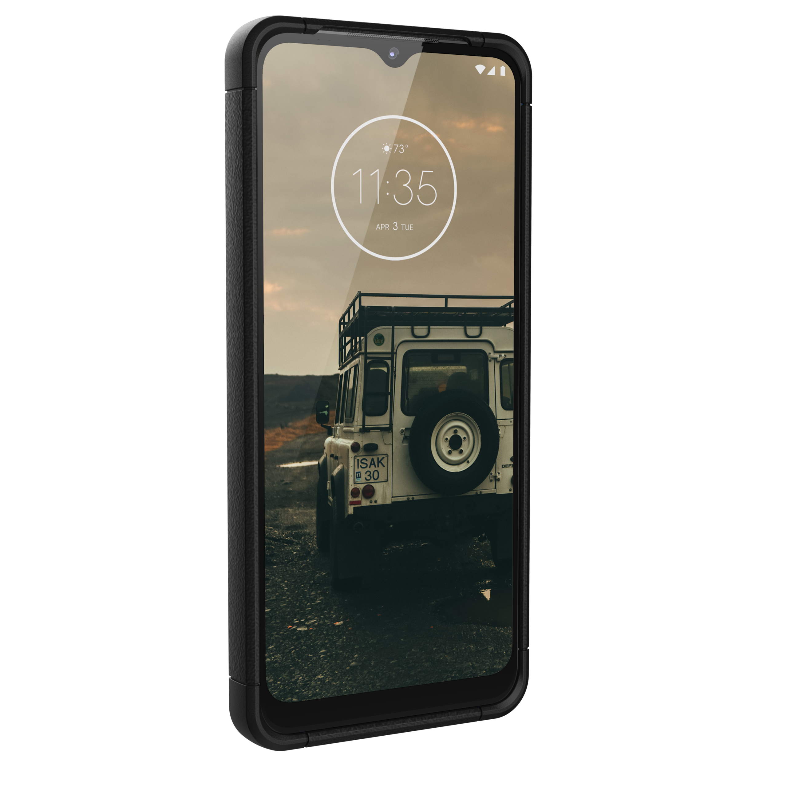 UAG Scout Moto G Play 2021 Hülle griffig schwarz