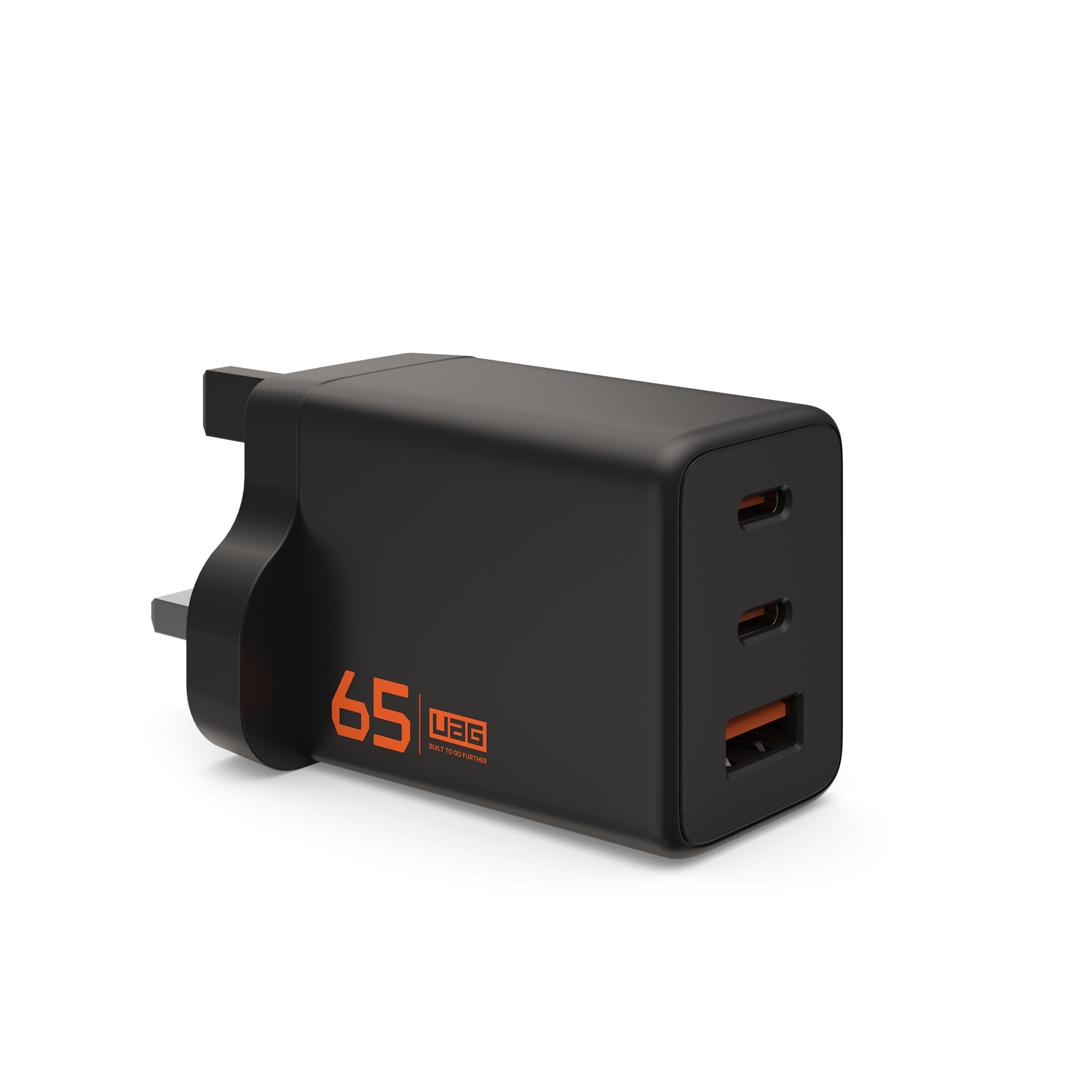 UAG SRGE 65W Wand Ladegerät 3 Port GaN UK Stecker