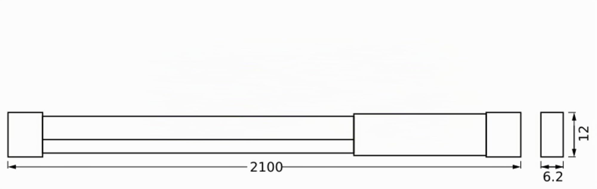 ams OSRAM SMART+ NEON FLEX LED-Streifen 2M Weiß 45lm