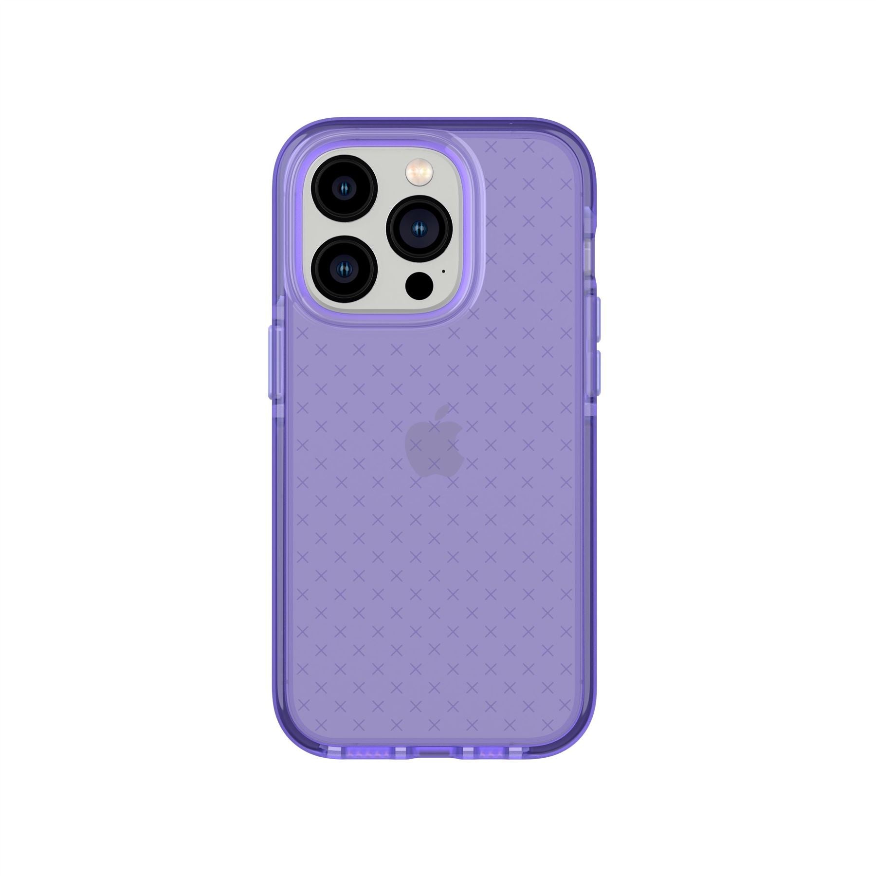 Tech21 EvoCheck iPhone 14 Pro Hülle Wondrous Purple 16ft