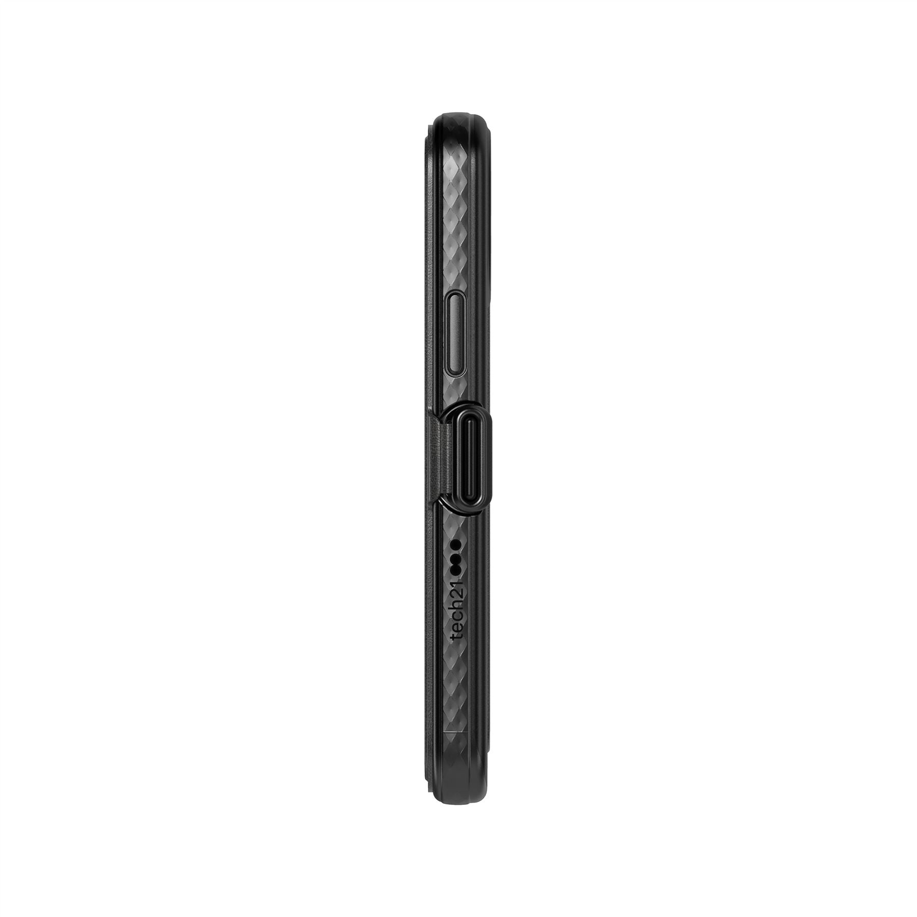 Tech21 Evo Wallet iPhone 12/12 Pro Hülle Smokey Black Kartenfach
