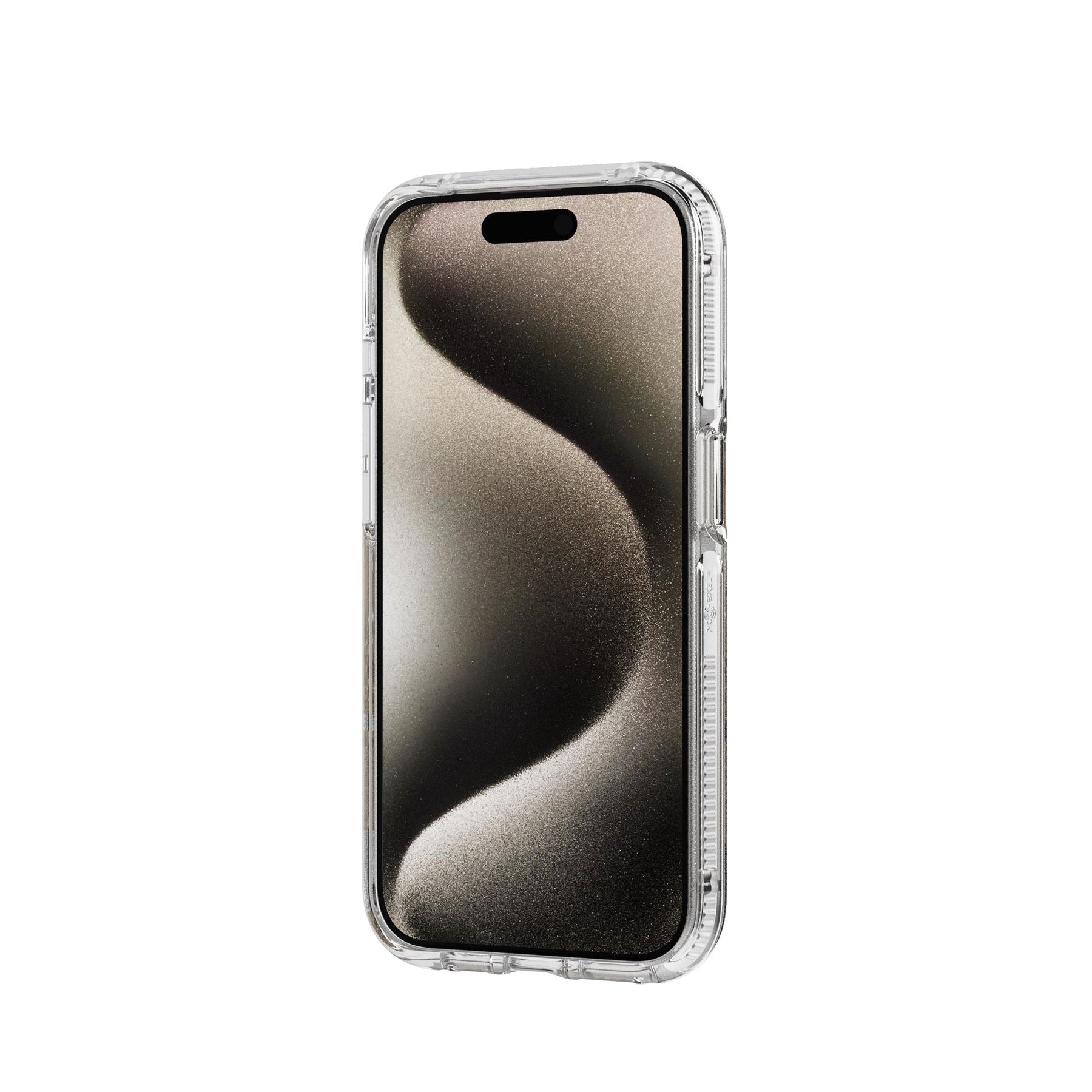 Tech21 FlexQuartz iPhone 15 Pro Hülle Gold Transparent MagSafe