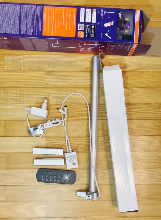 OSRAM SMART+ Corner Table Tischleuchte 40cm silber RGB