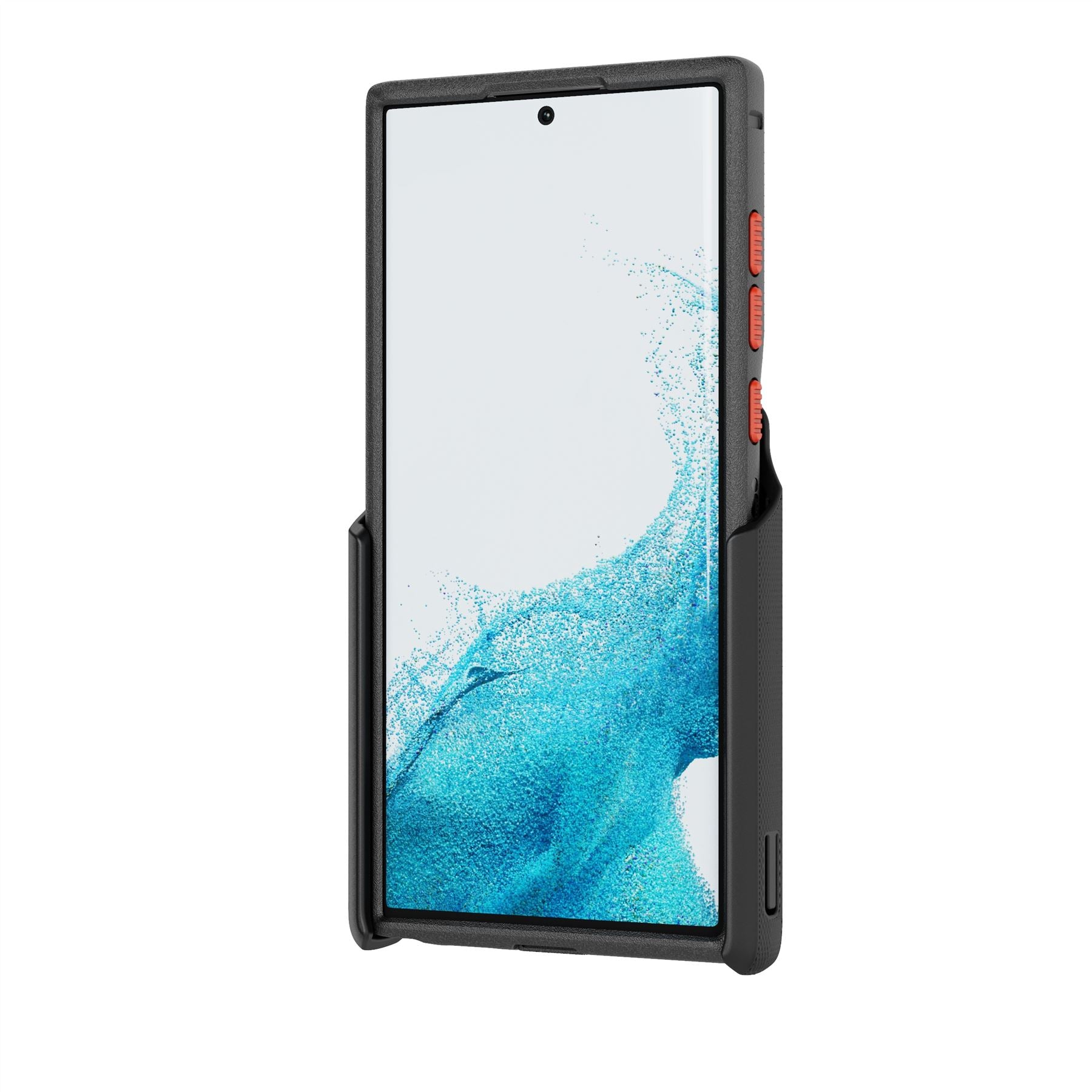 Tech21 EvoMax Galaxy S22 Ultra Handyhülle Schwarz mit Holster