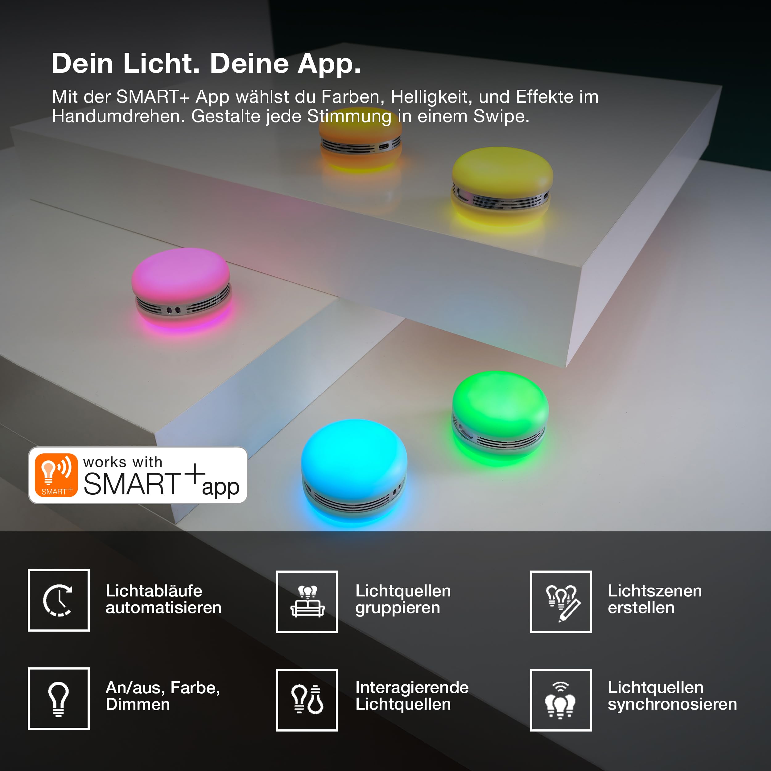 ams OSRAM SMART+ Macaron Bluetooth-Lautsprecher blau