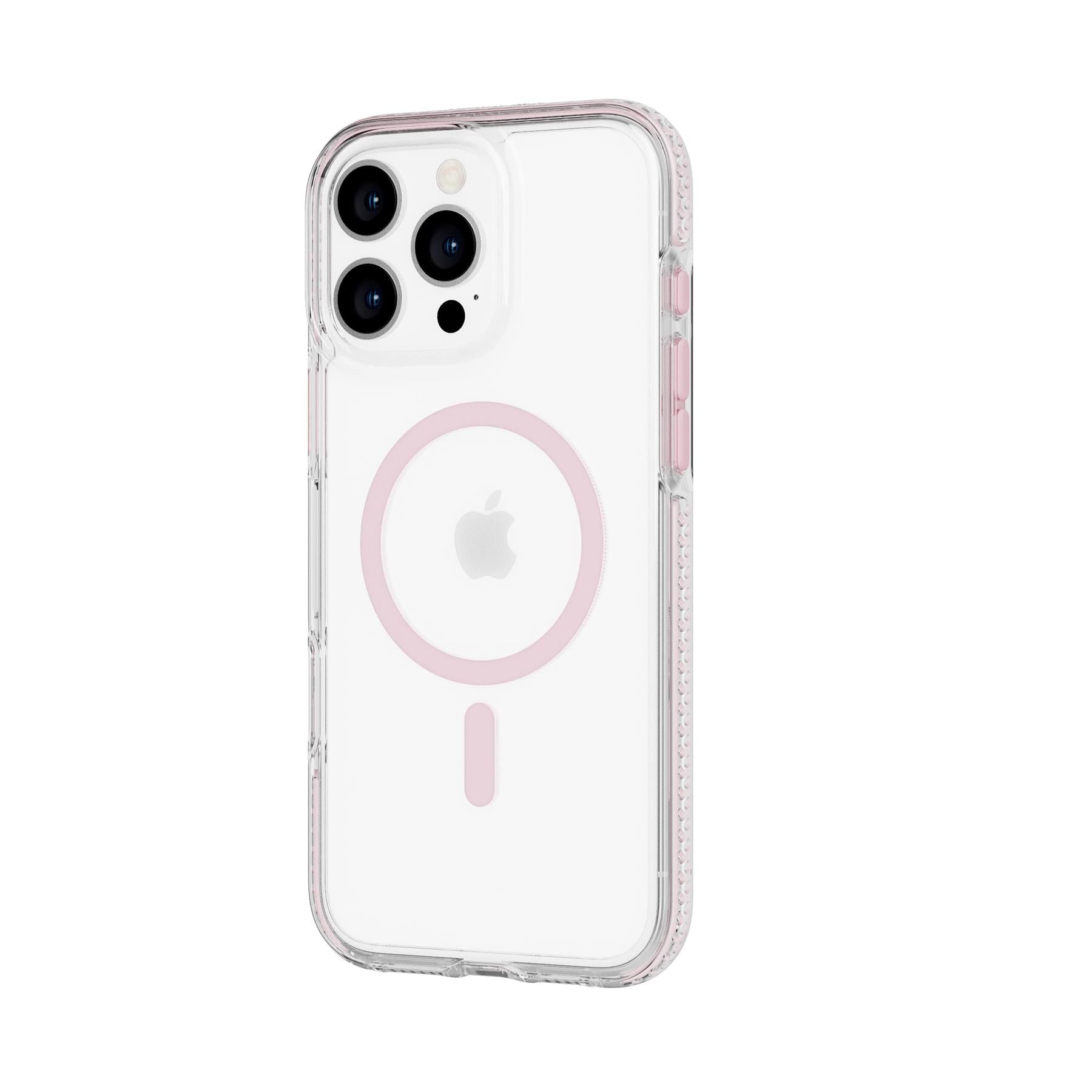 Tech21 EvoCrystal MagSafe iPhone 16 Pro Max Hülle Clear Pink