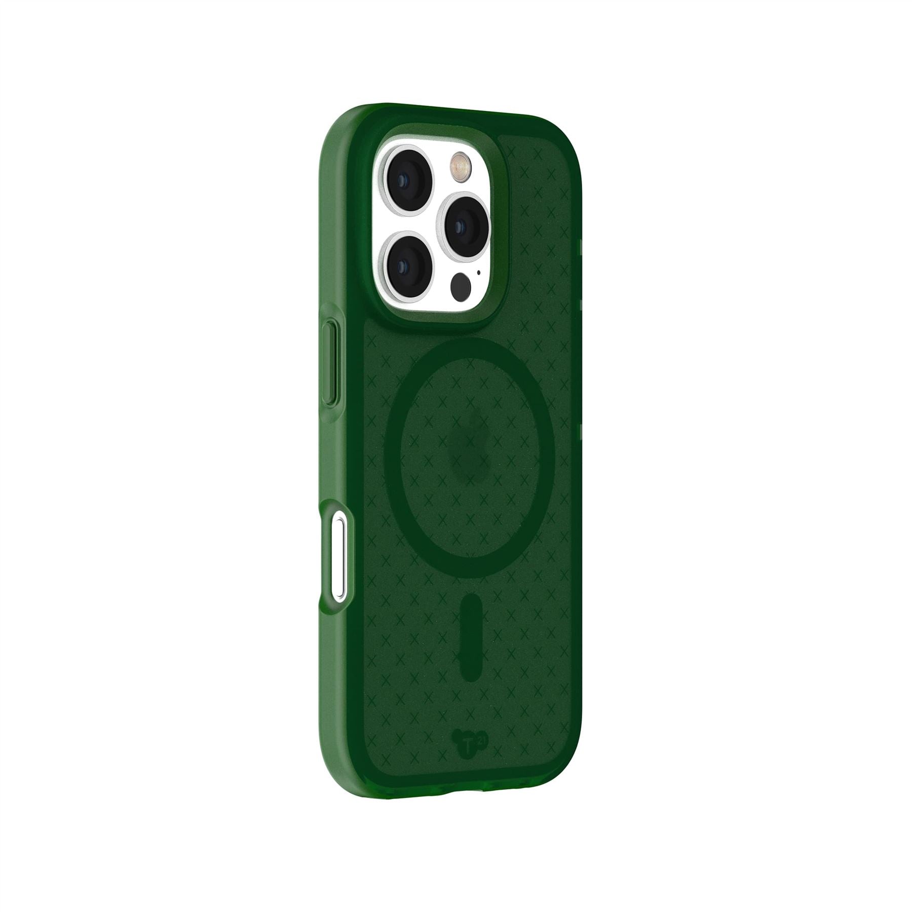 Tech21 EvoCheck iPhone 16 Pro Hülle Forest Green MagSafe