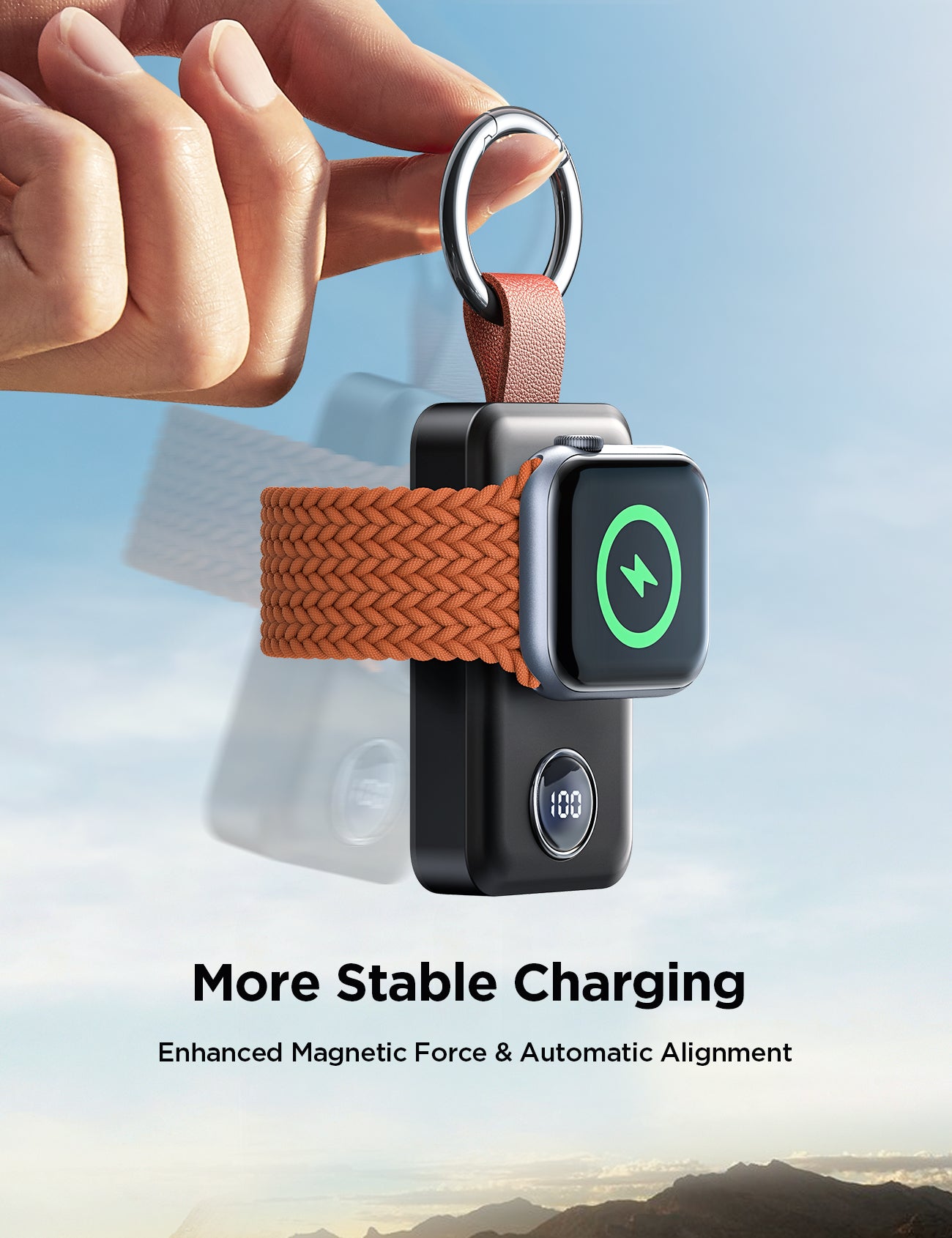 JOYROOM JR-WQW01 Watch Charger 2000mAh Schwarz
