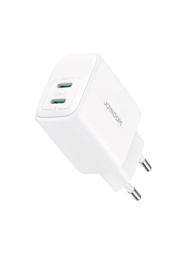 JOYROOM JR-TCF12 20W Dual USB-C Ladegerät weiß