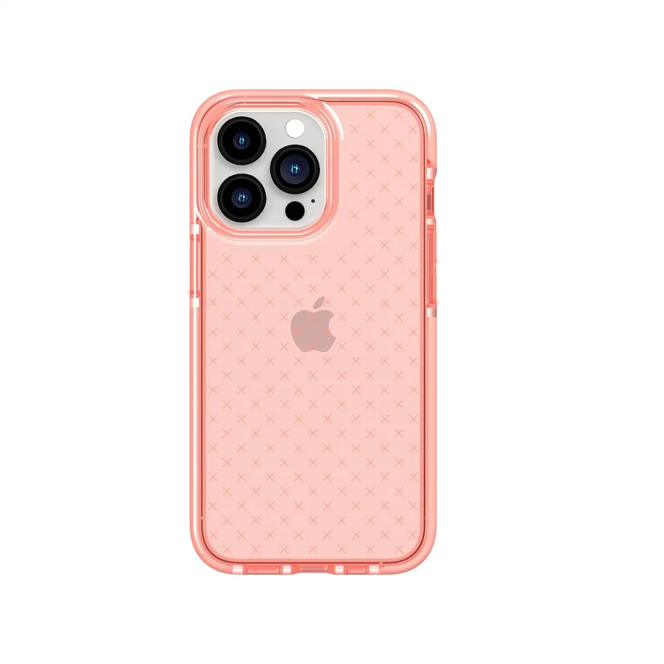 Tech21 EvoCheck iPhone 13 Pro Hülle Light Coral Stoßschutz