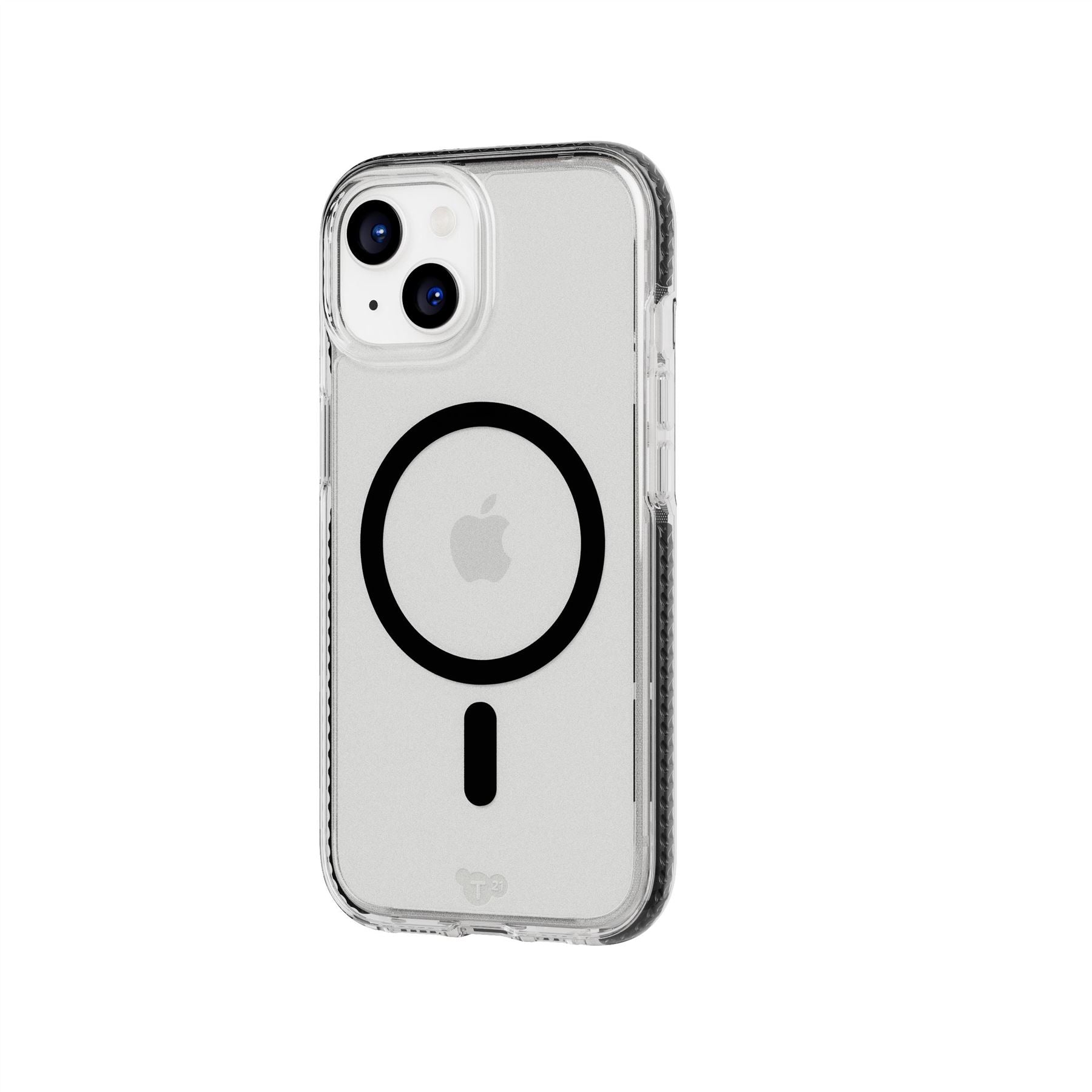 Tech21 EvoCrystal iPhone 15/14/13 Hülle Clear/Black MagSafe