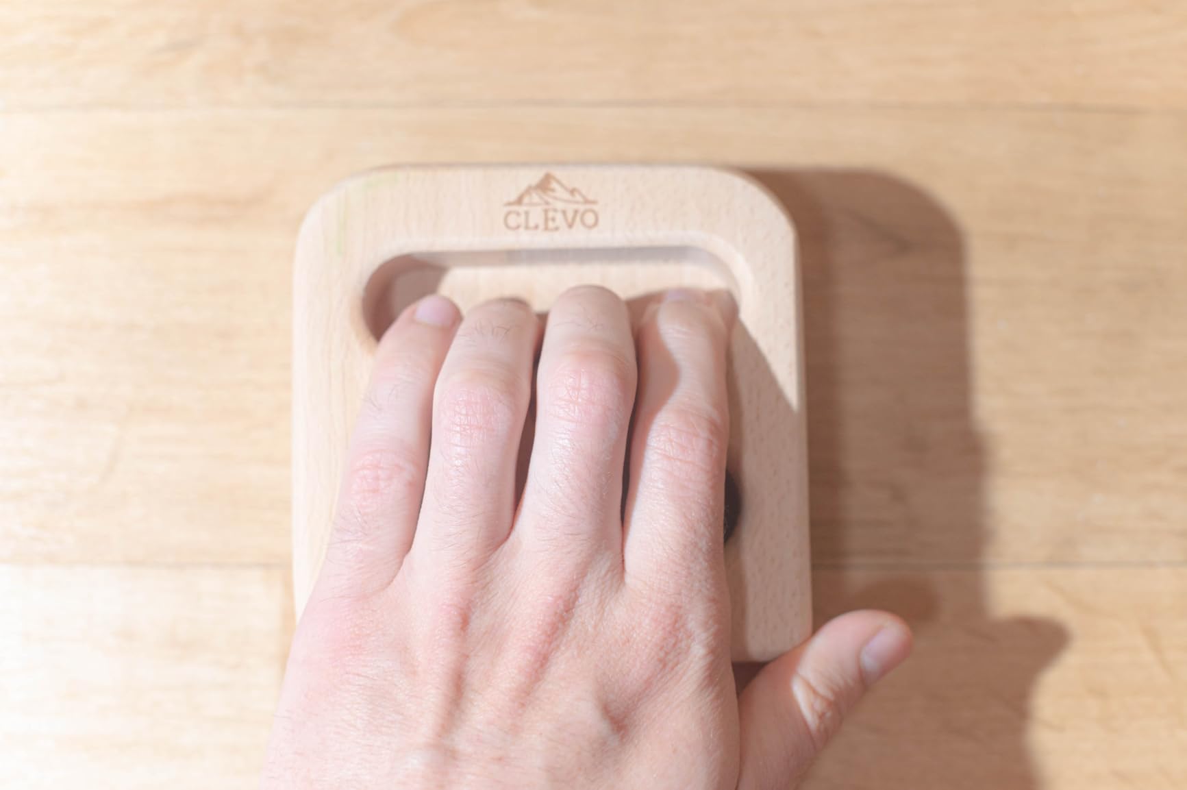 CLEVO Finger Bloc Mini Hangboard Holz tragbar