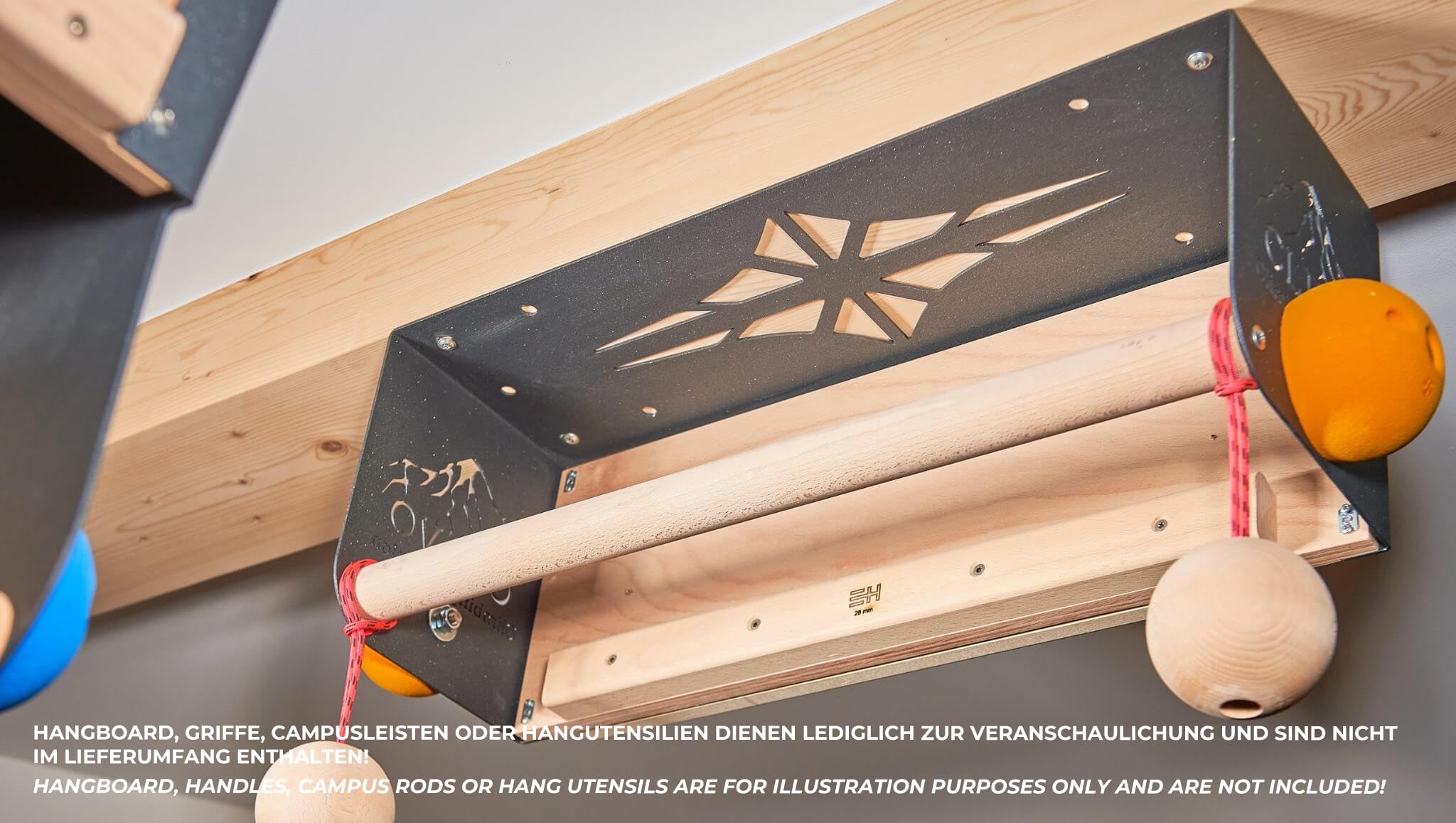 Clevo S Klettertrainingsstation Decke Klimmzugstange 130kg