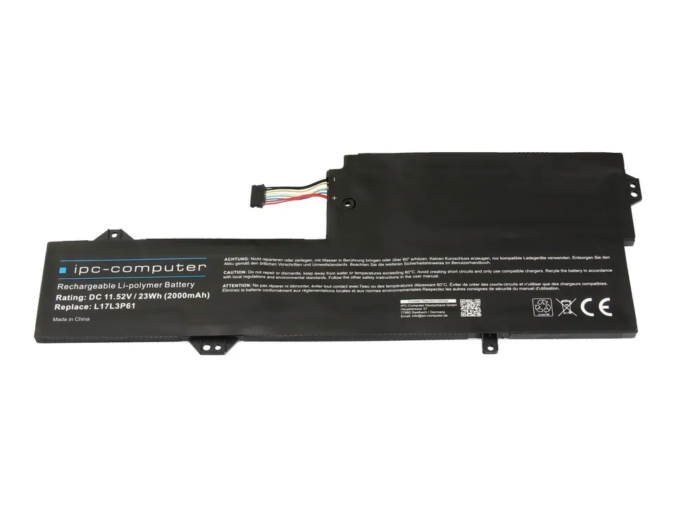 IPC-Computer Akkus 5B10N87359 Laptop Akku 23Wh