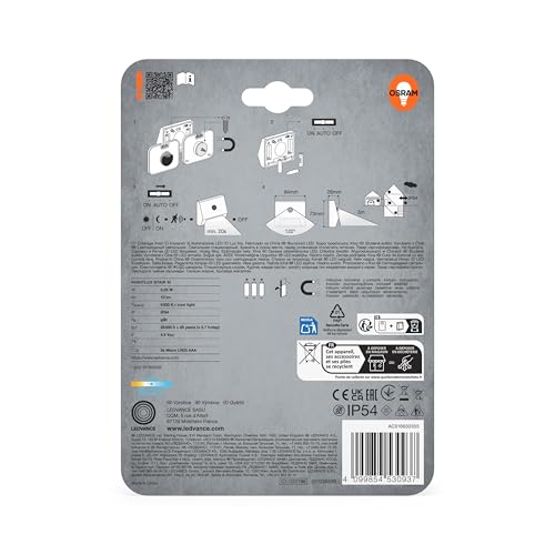 OSRAM NIGHTLUX Stair Treppenlicht silber Batterie Sensor