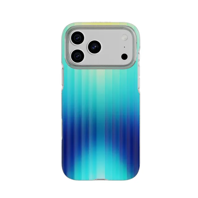 Tech21 FlexQuartz iPhone 17 Pro Max Hülle Ombre Blue Green
