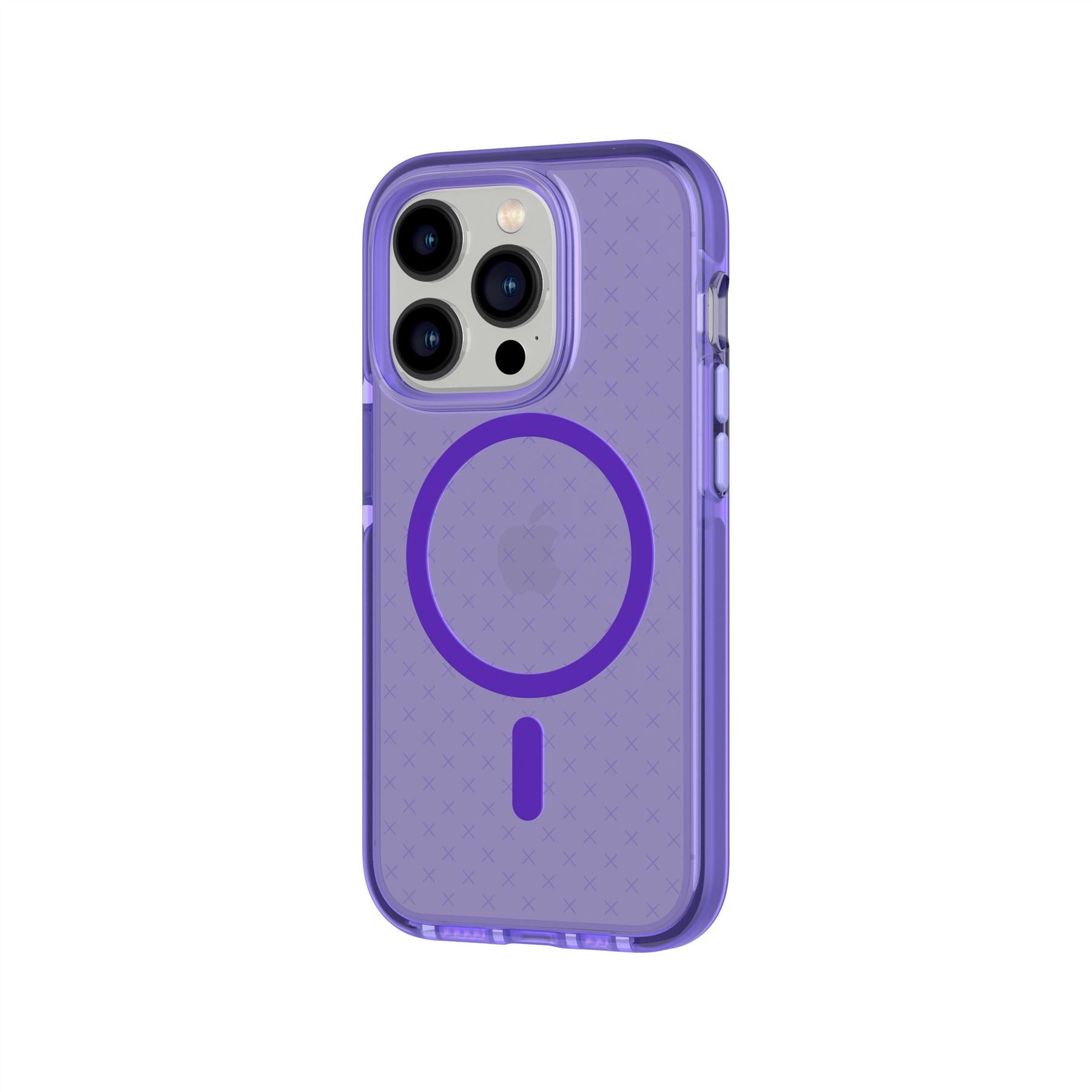 Tech21 EvoCheck iPhone 14 Pro Hülle MagSafe Wondrous Purple