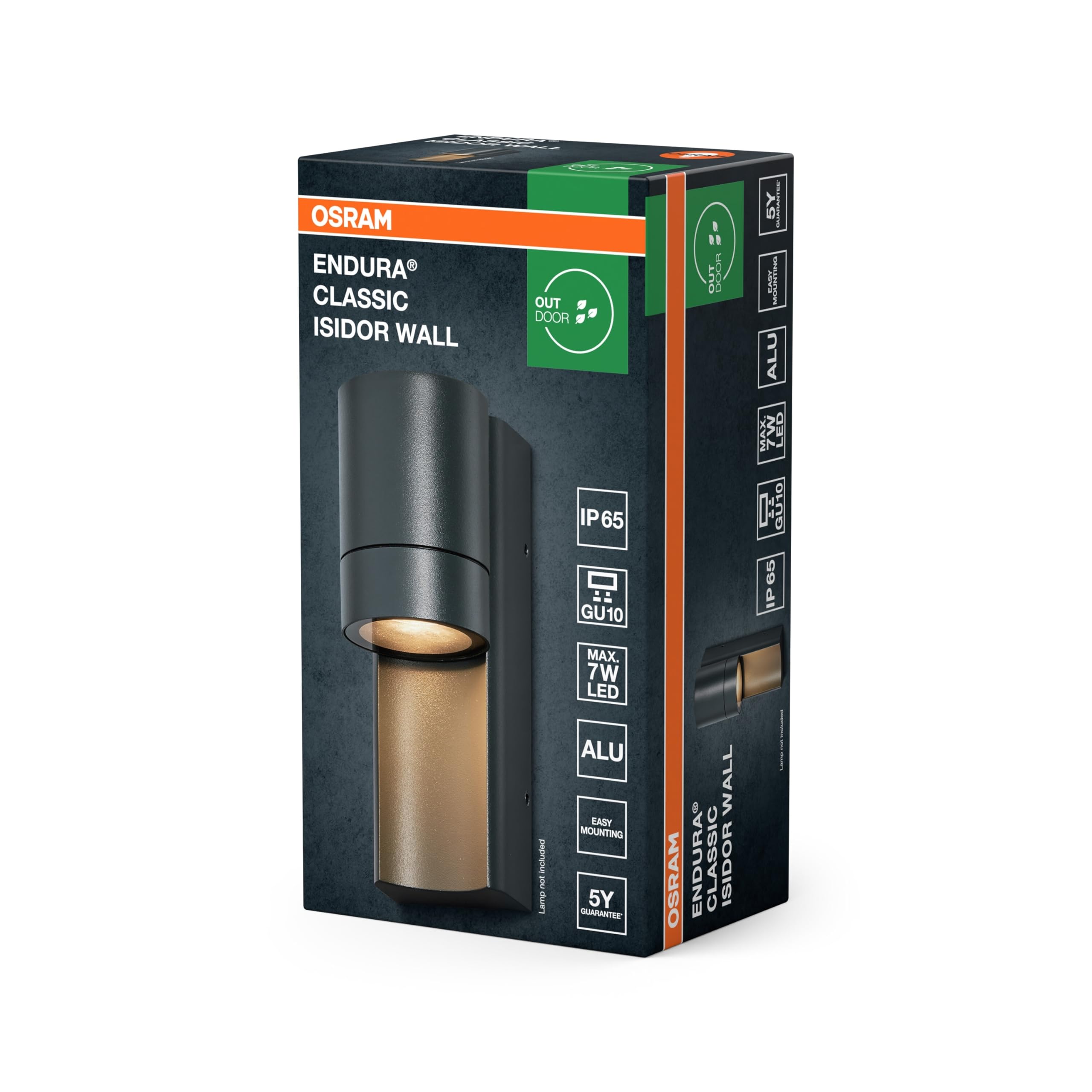 ams OSRAM SMART+ Endura Classic Isidor W Außenleuchte grau