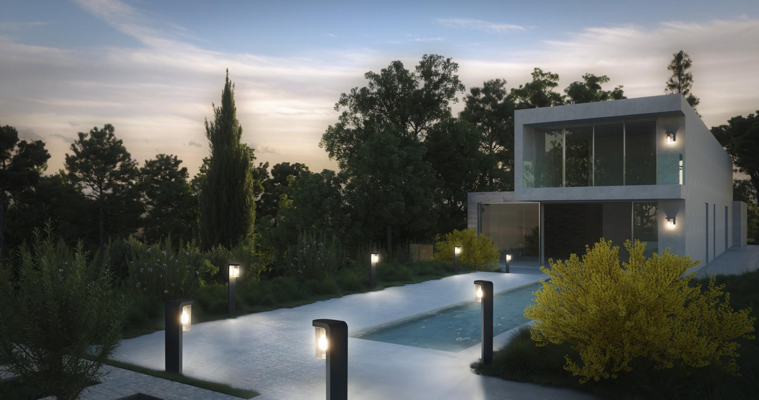 ams OSRAM ENDURA Classic Cascade Wandleuchte E27 Klarglas