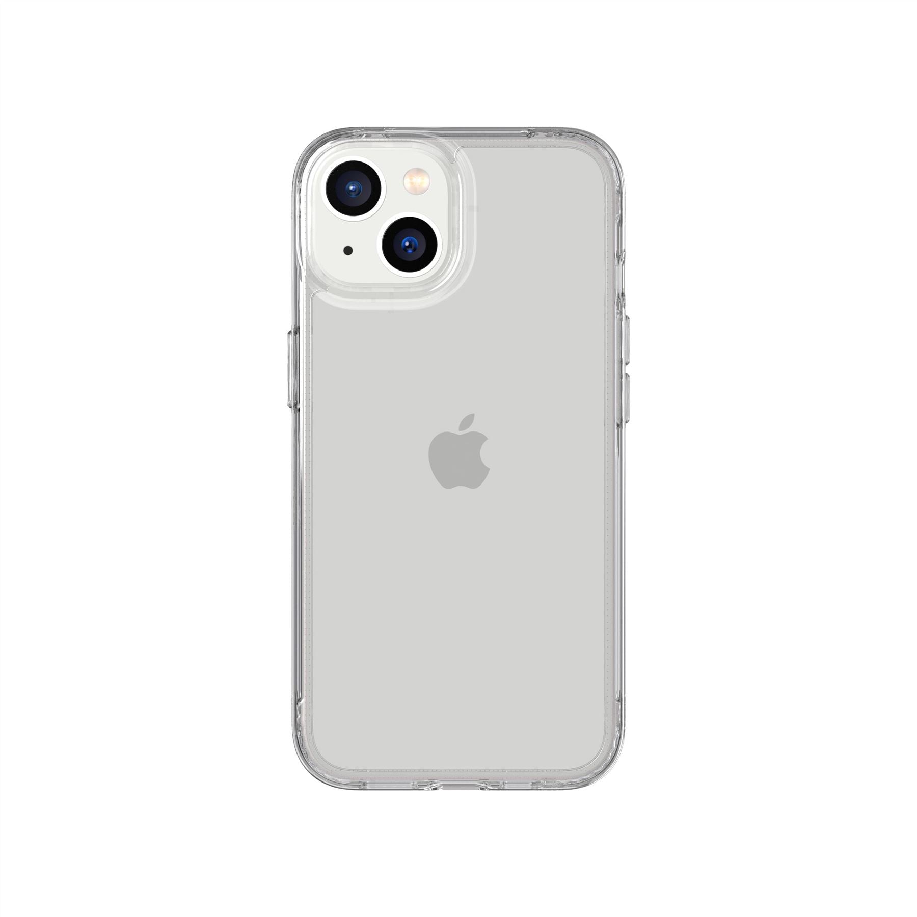 Tech21 EvoClear iPhone 13/14/15/16e/17e Hülle Transparent Anti-Yellow