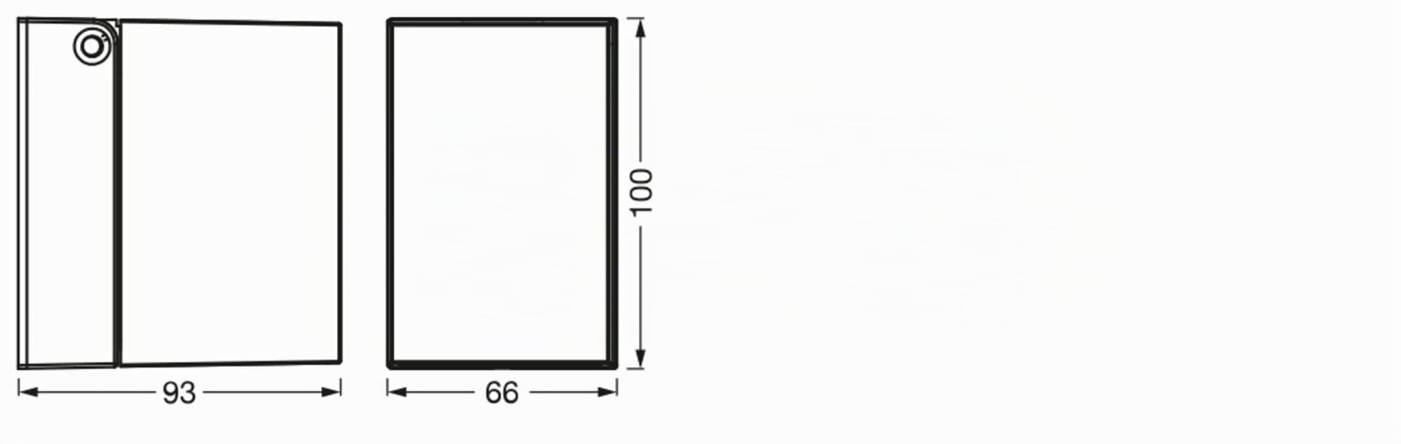 ams OSRAM ENDURA Classic Cube Außen-Wandleuchte GU10 schwarz