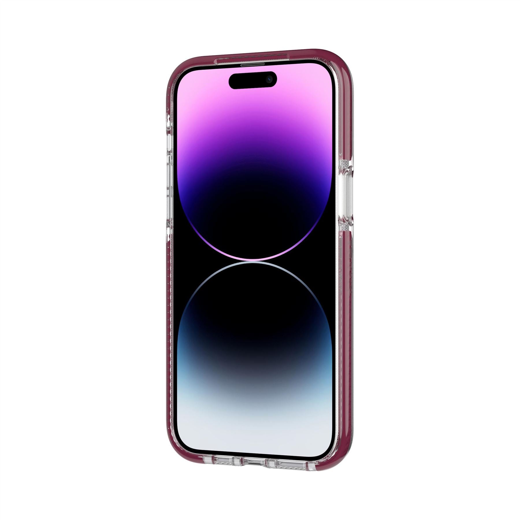 Tech21 EvoCrystal iPhone 14 Pro Max Hülle MagSafe Burgundy 4,9m