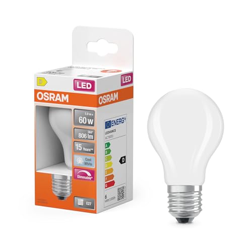 ams OSRAM Superstar Classic A 60 Filament LED-Lampe E27 4000K